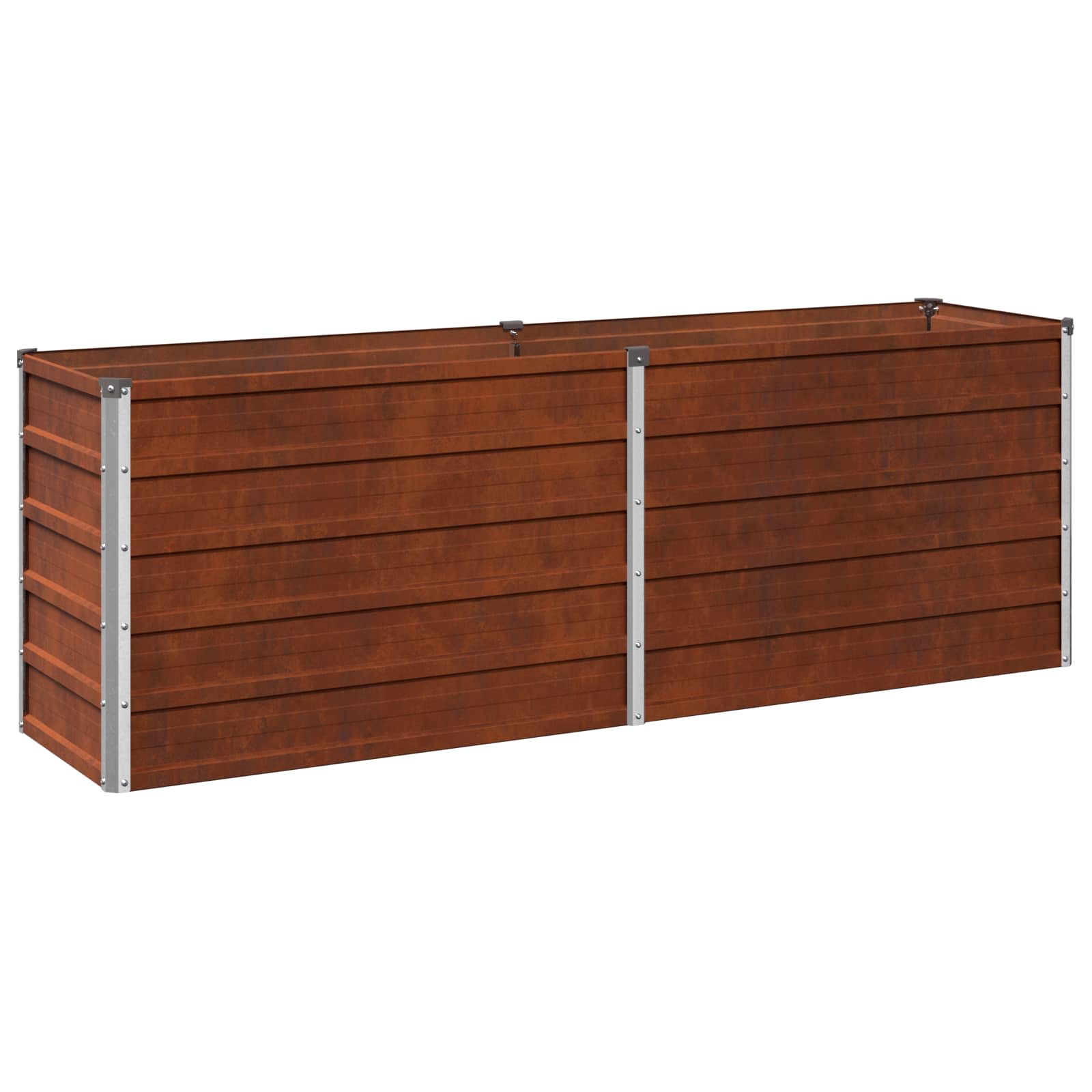 Raised Garden Bed Rusty 160 x 40 x 55 cm corton