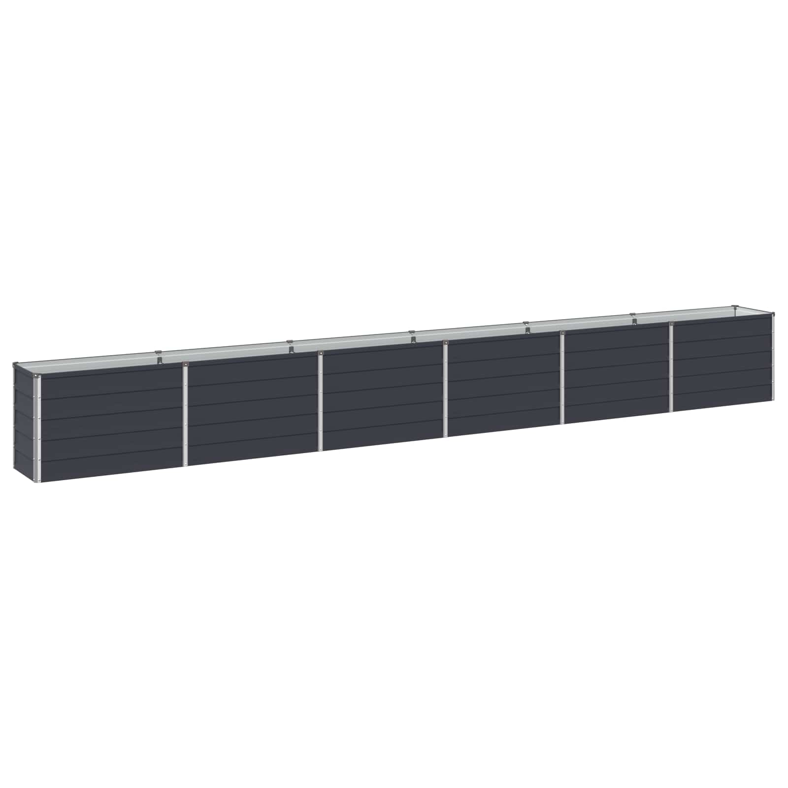 Raised Garden Bed Anthracite 480 x 40 x 55 cm cold-rolled steel