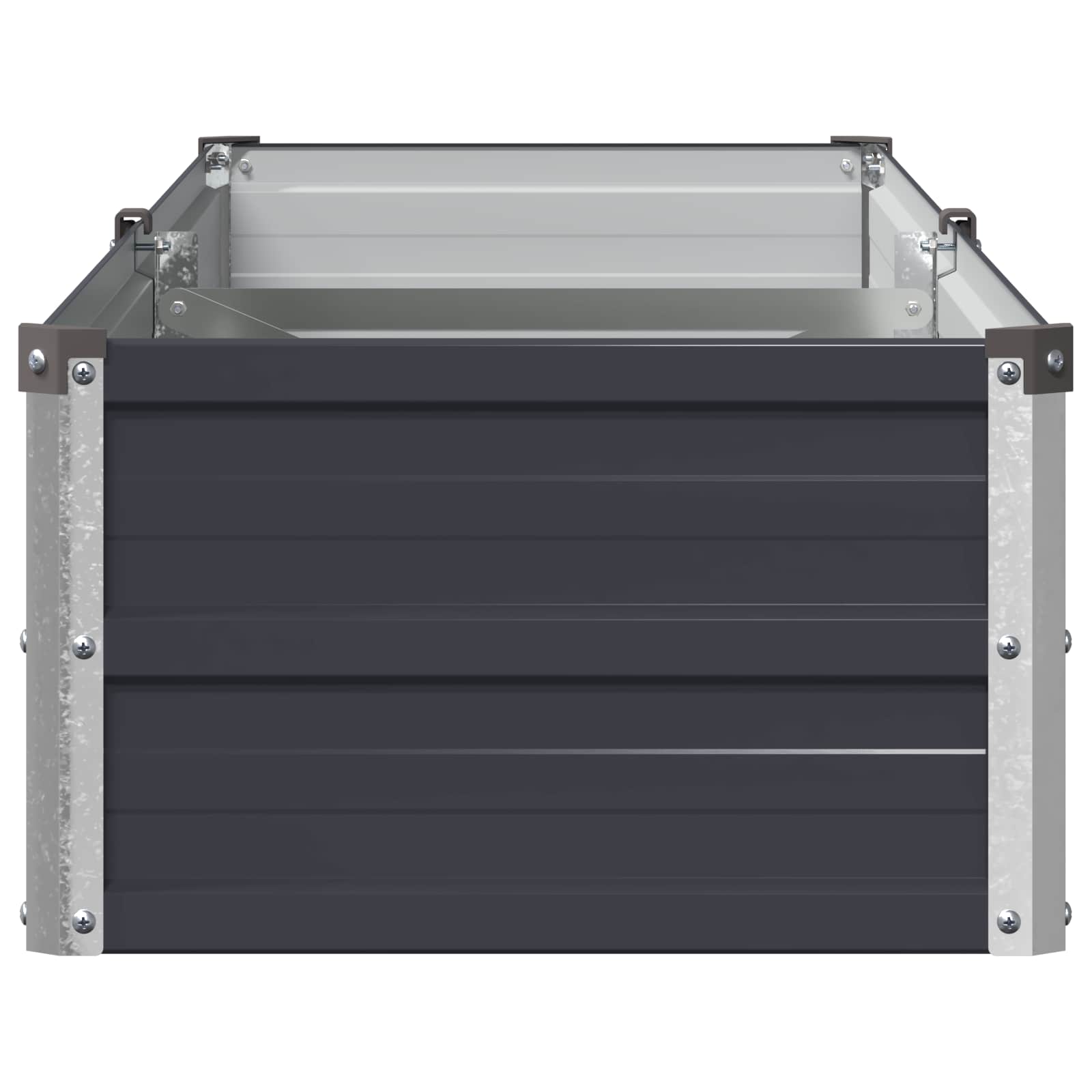 Raised Garden Bed Anthracite 160 x 40 x 24 cm cold-rolled steel