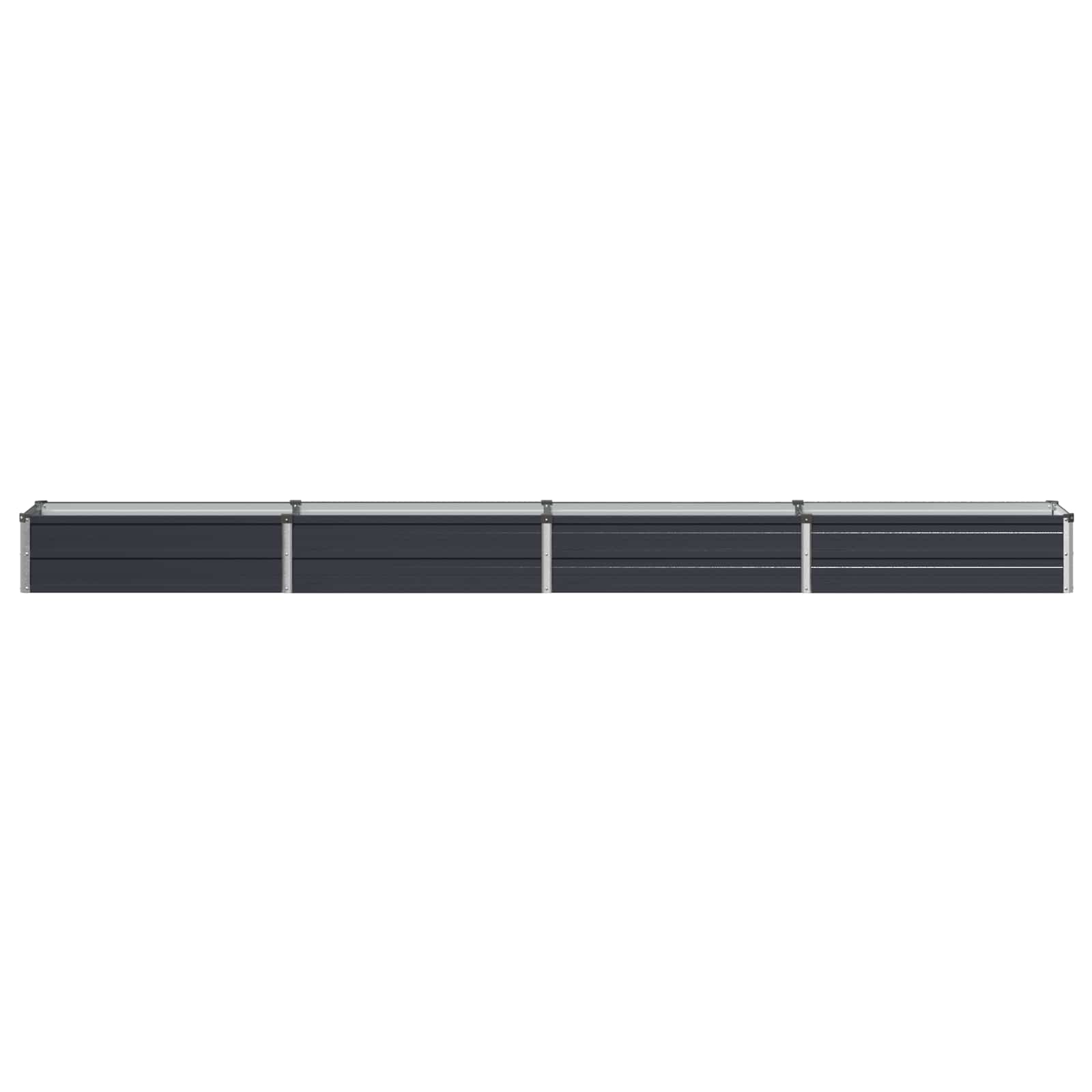 Raised Garden Bed Anthracite 320 x 40 x 24 cm cold-rolled steel