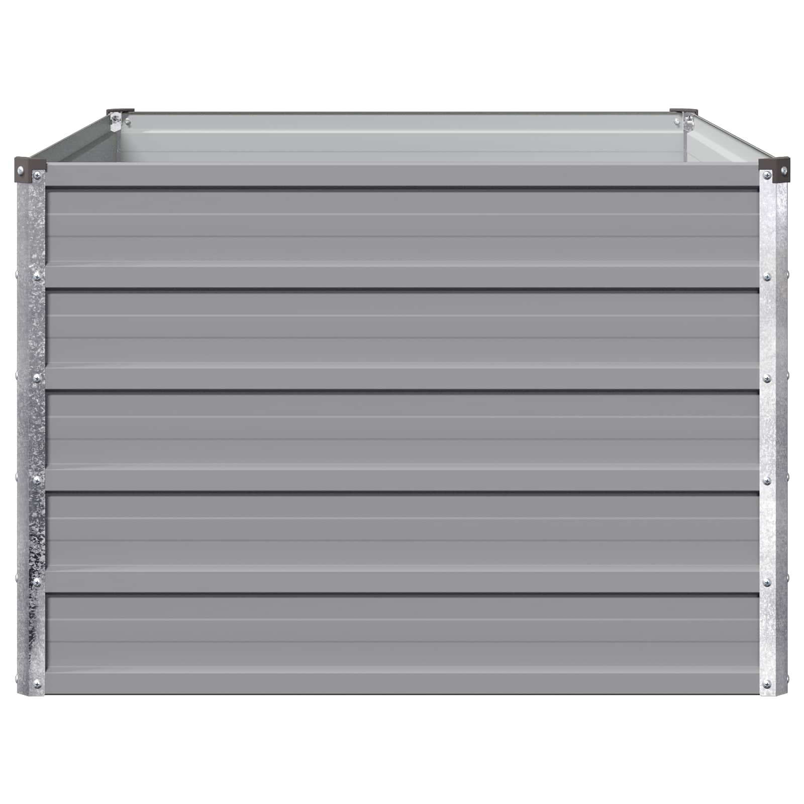 Raised Garden Bed Grey 100 x 80 x 55 cm cold-rolled steel
