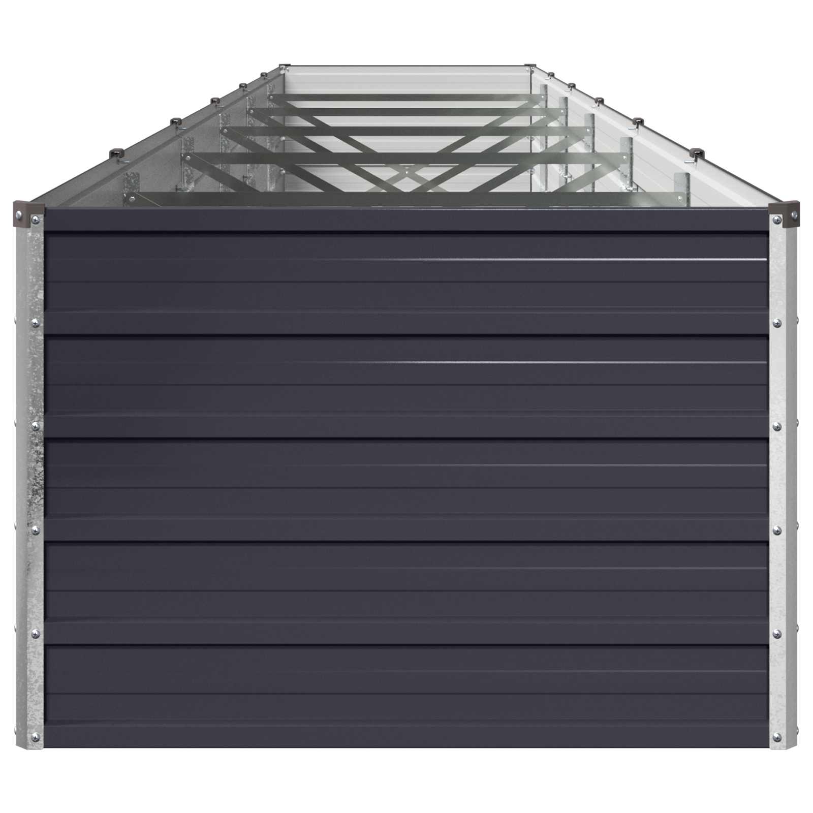 Raised Garden Bed Anthracite 480 x 80 x 55 cm cold-rolled steel