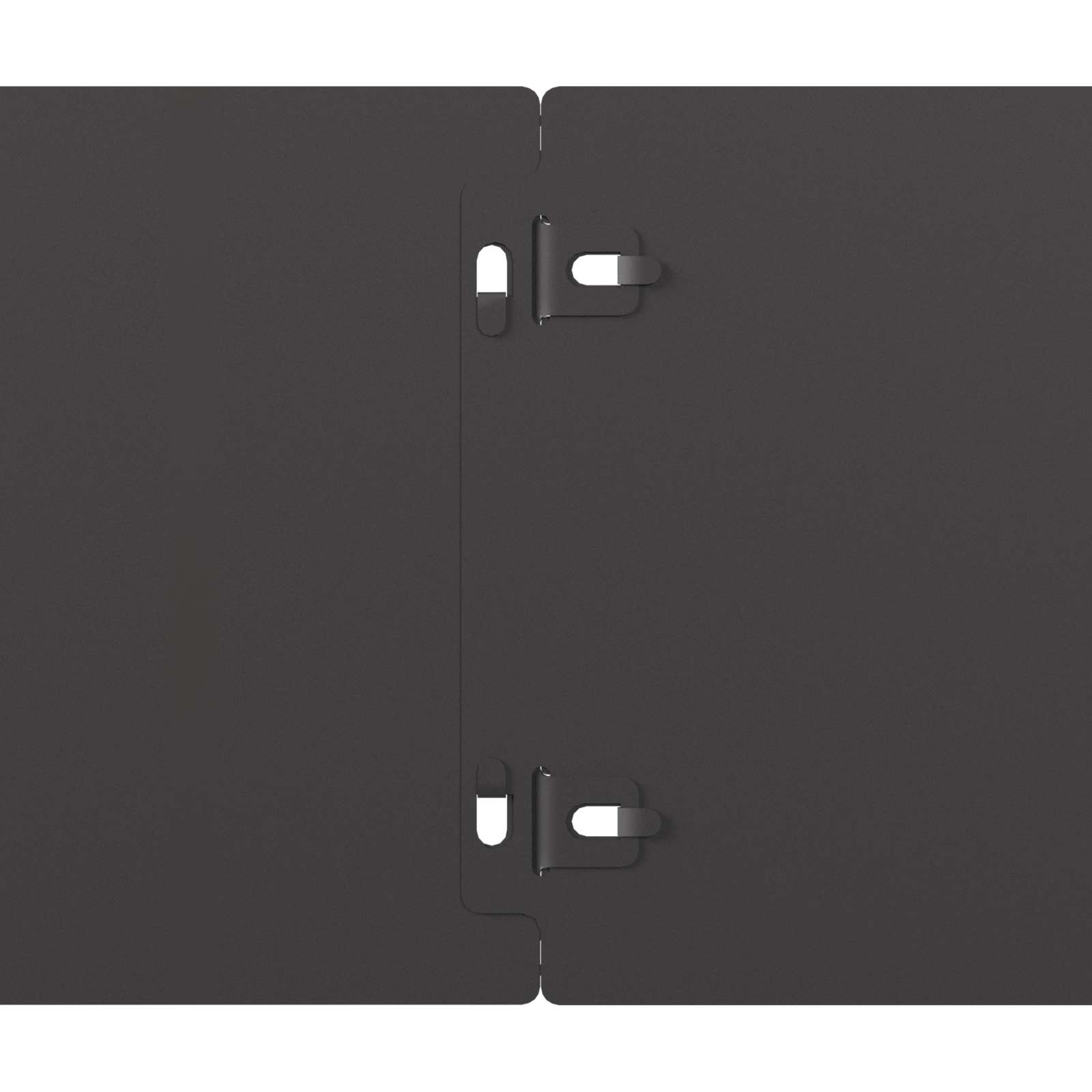 Lawn Edging 30 pcs 15 x 103 cm Steel Black
