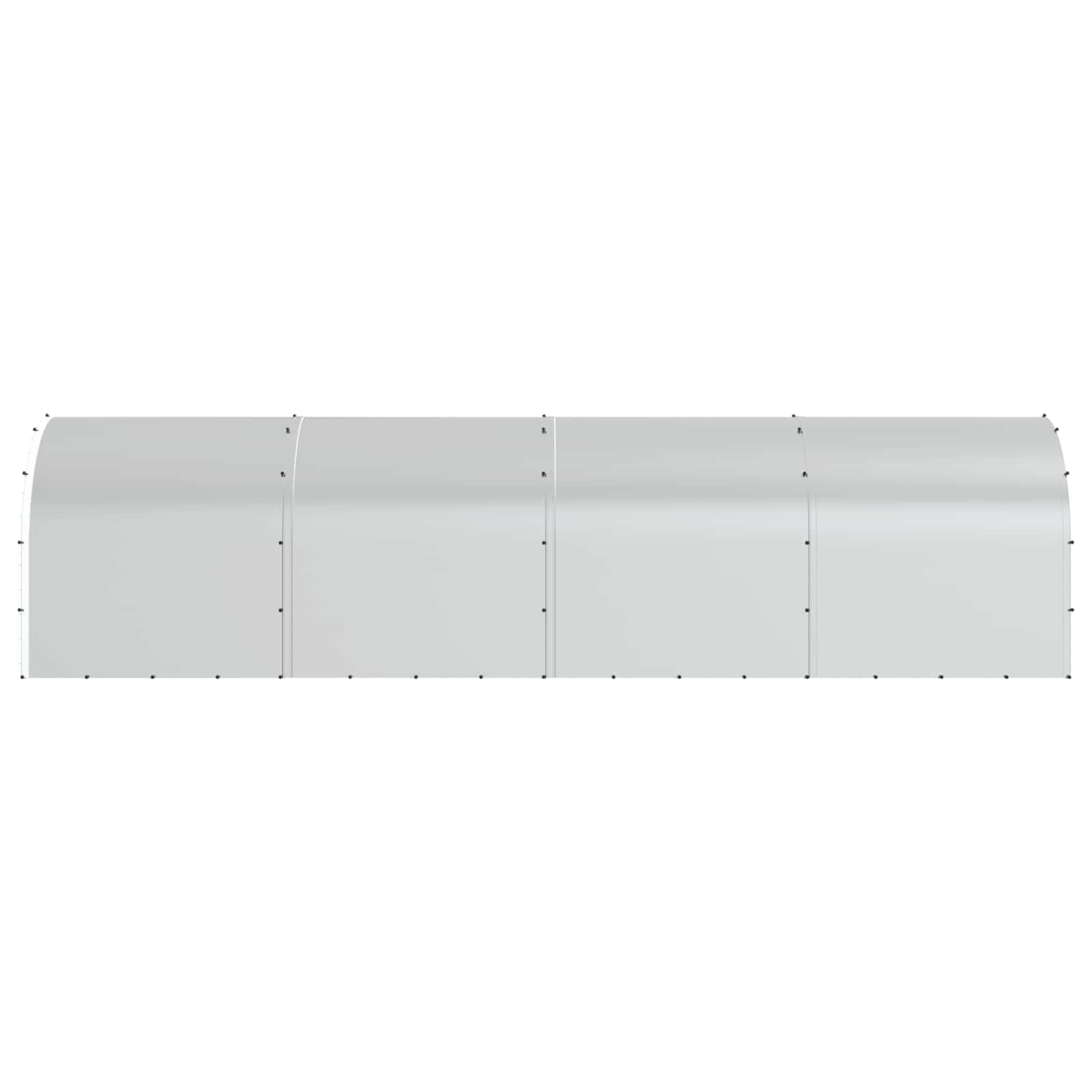 Chicken Coop Silver 800 x 200 x 200 cm Galvanised Steel