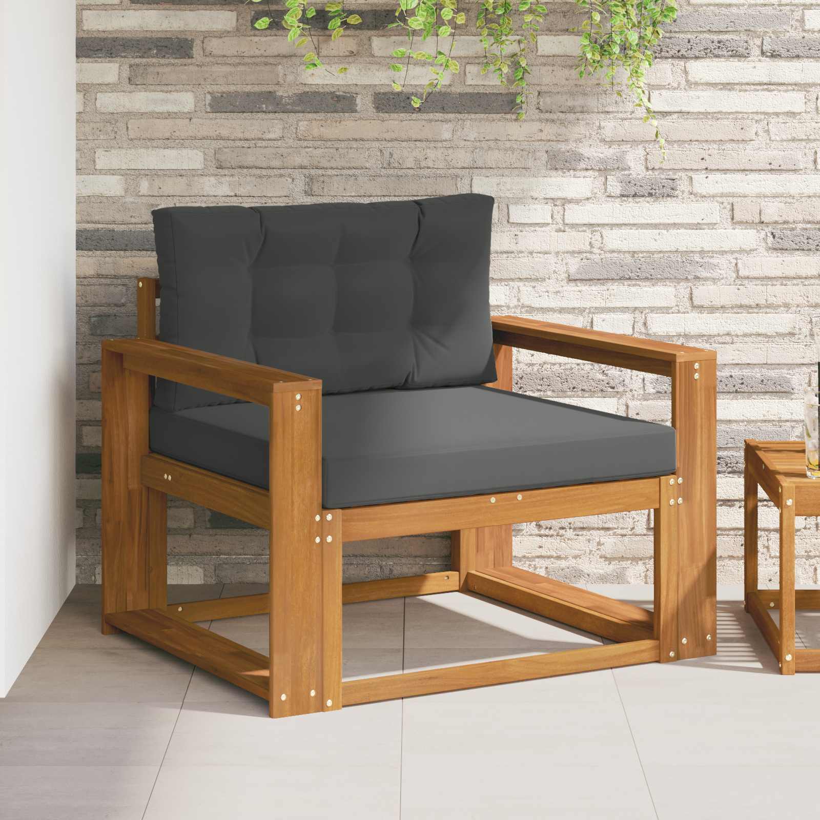 Outdoor Middle Sofa Natural