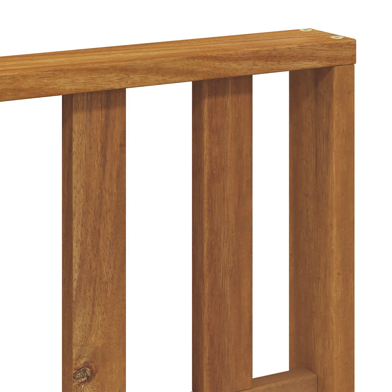 Outdoor Sofa Set Solid Acacia Wood and Polyester