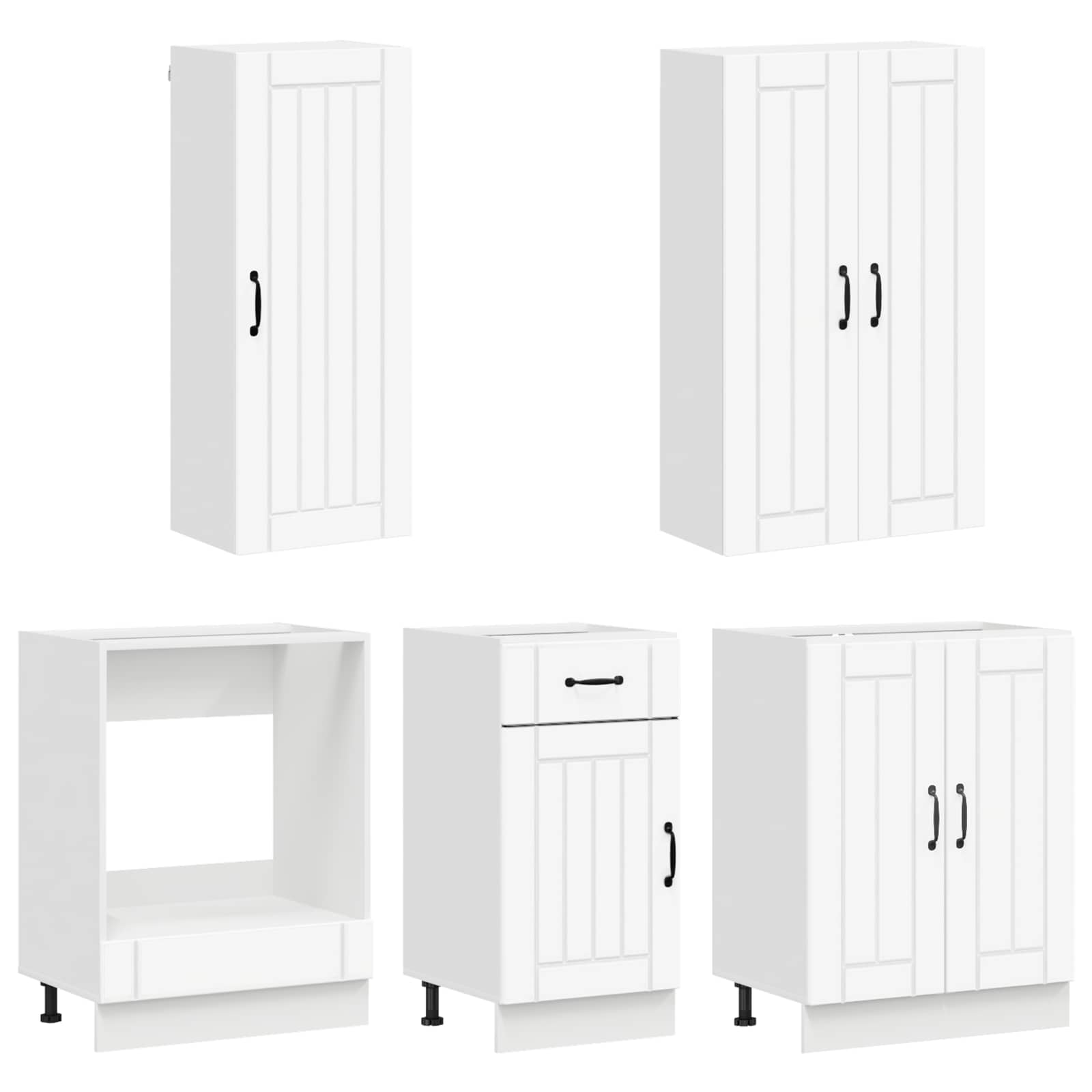 Kitchen Unit LUCCA 5 pcs White