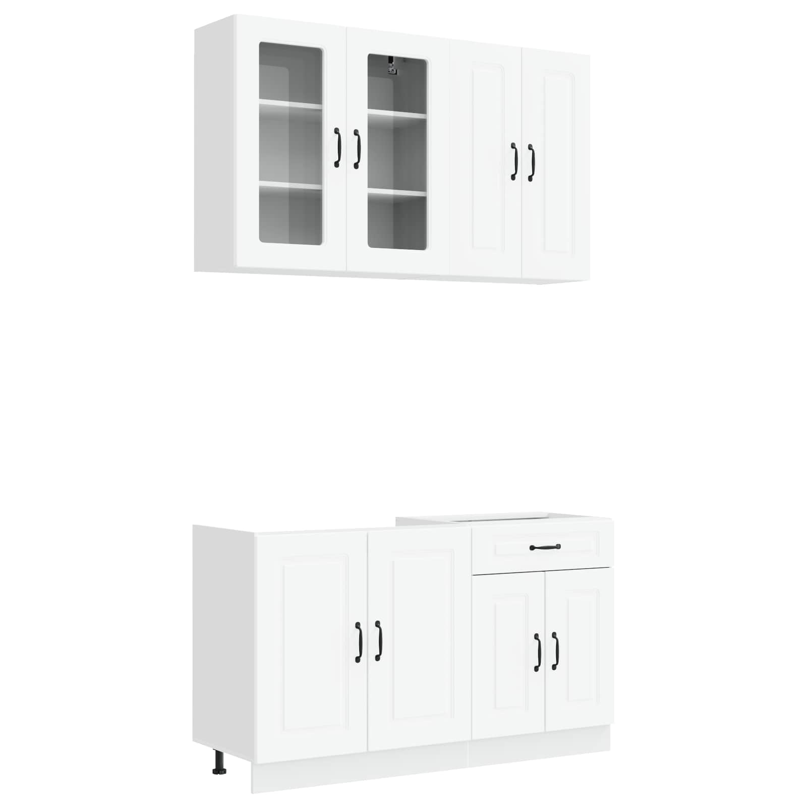 Kitchen Unit KALMAR 4 pcs White Engineered Wood