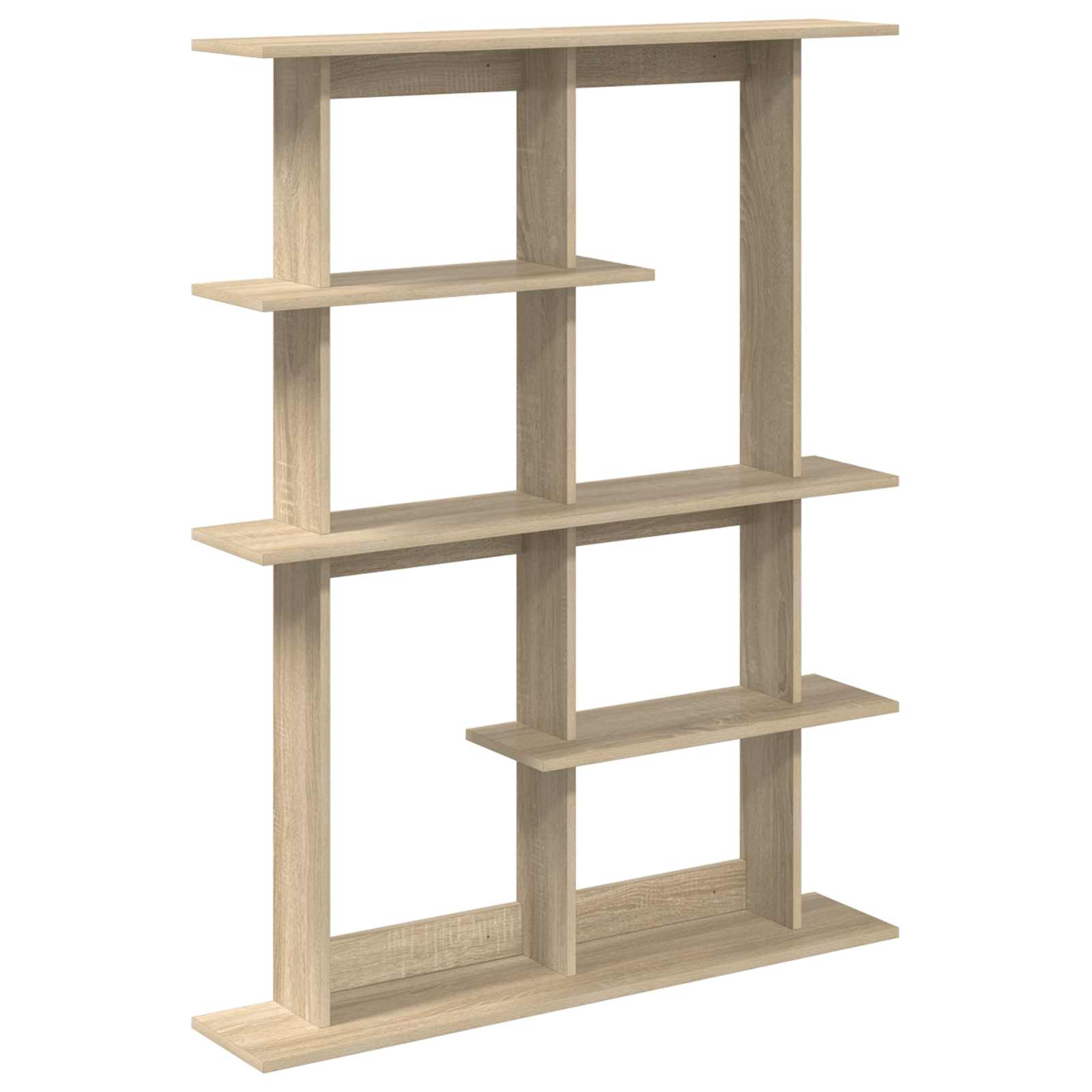 Wall Shelf Sonoma Oak 102 x 20 x 130 cm Engineered Wood