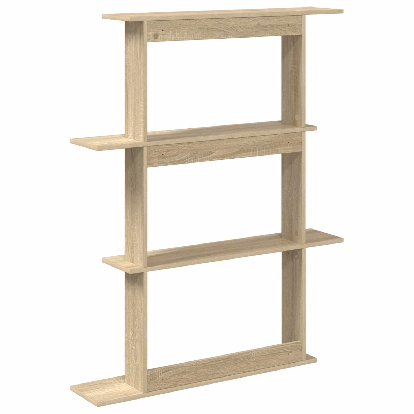 Wall Shelf Sonoma Oak 100 x 20 x 126 cm Engineered Wood