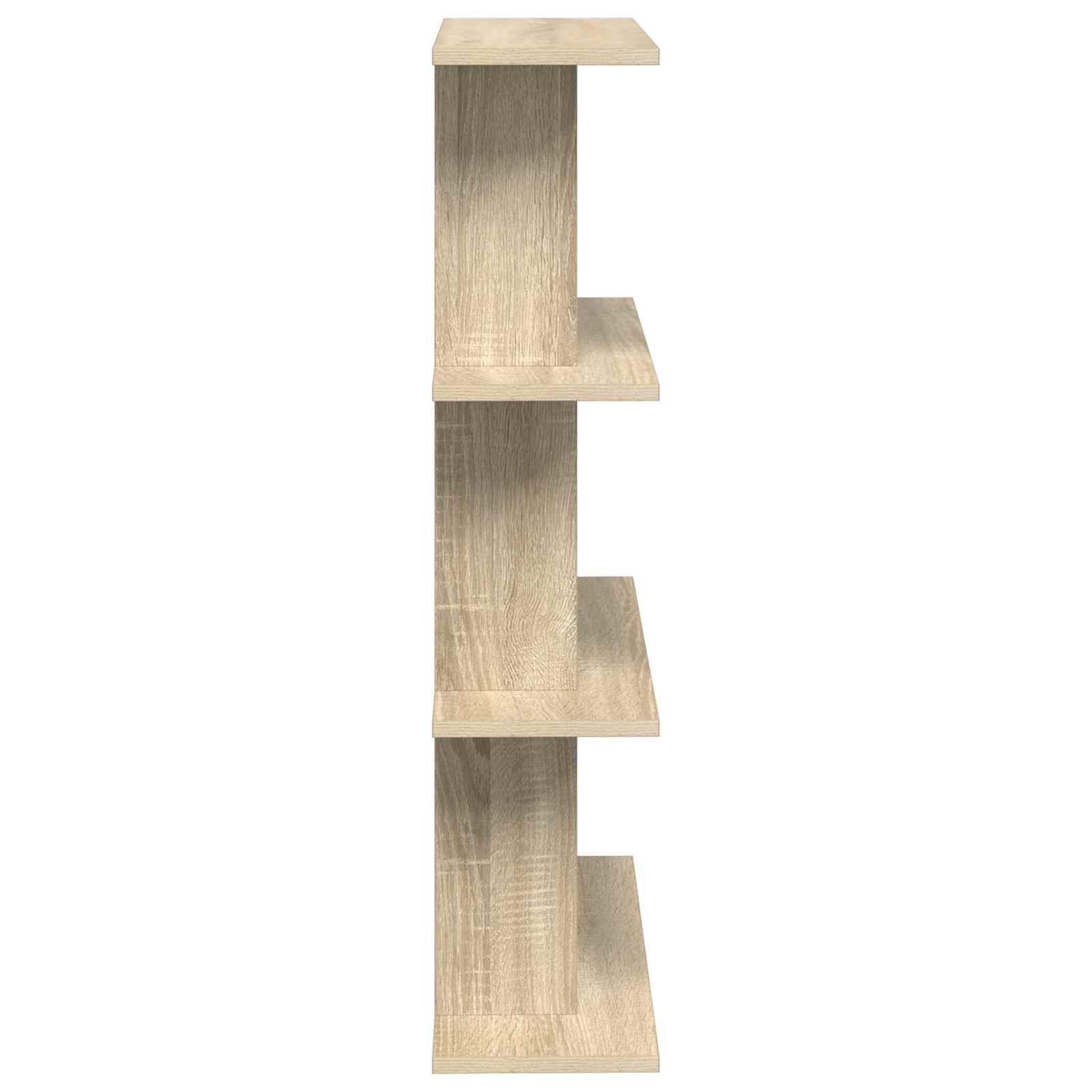 Wall Shelf Wall-Mounted Sonoma Oak 56 x 20 x 90 cm