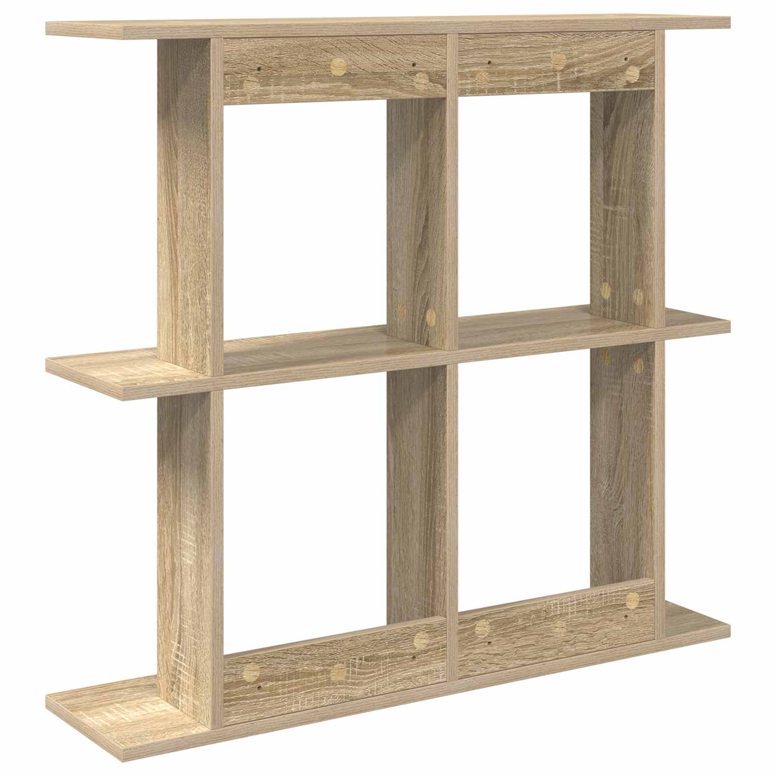 Wall Shelf Wall-Mounted Brown 100 x 20 x 75 cm Engineered Wood