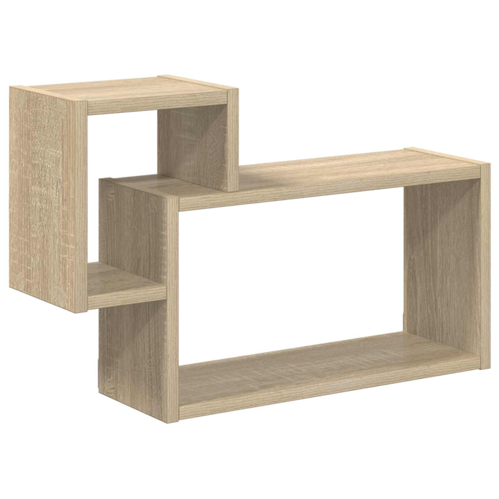 Wall Shelf Wall-Mounted Sonoma Oak 55 x 15 x 35 cm