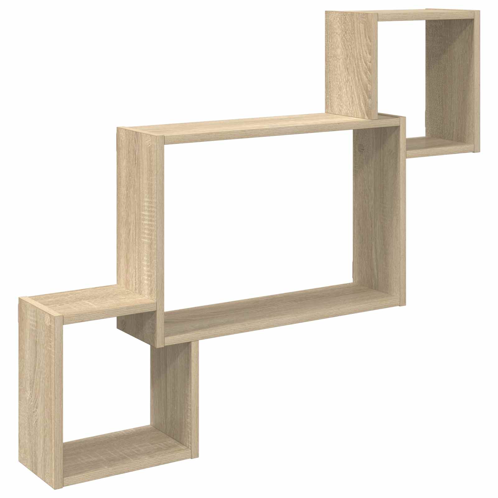 Wall Shelf Wall-Mounted Sonoma Oak 91.5 x 15 x 76 cm