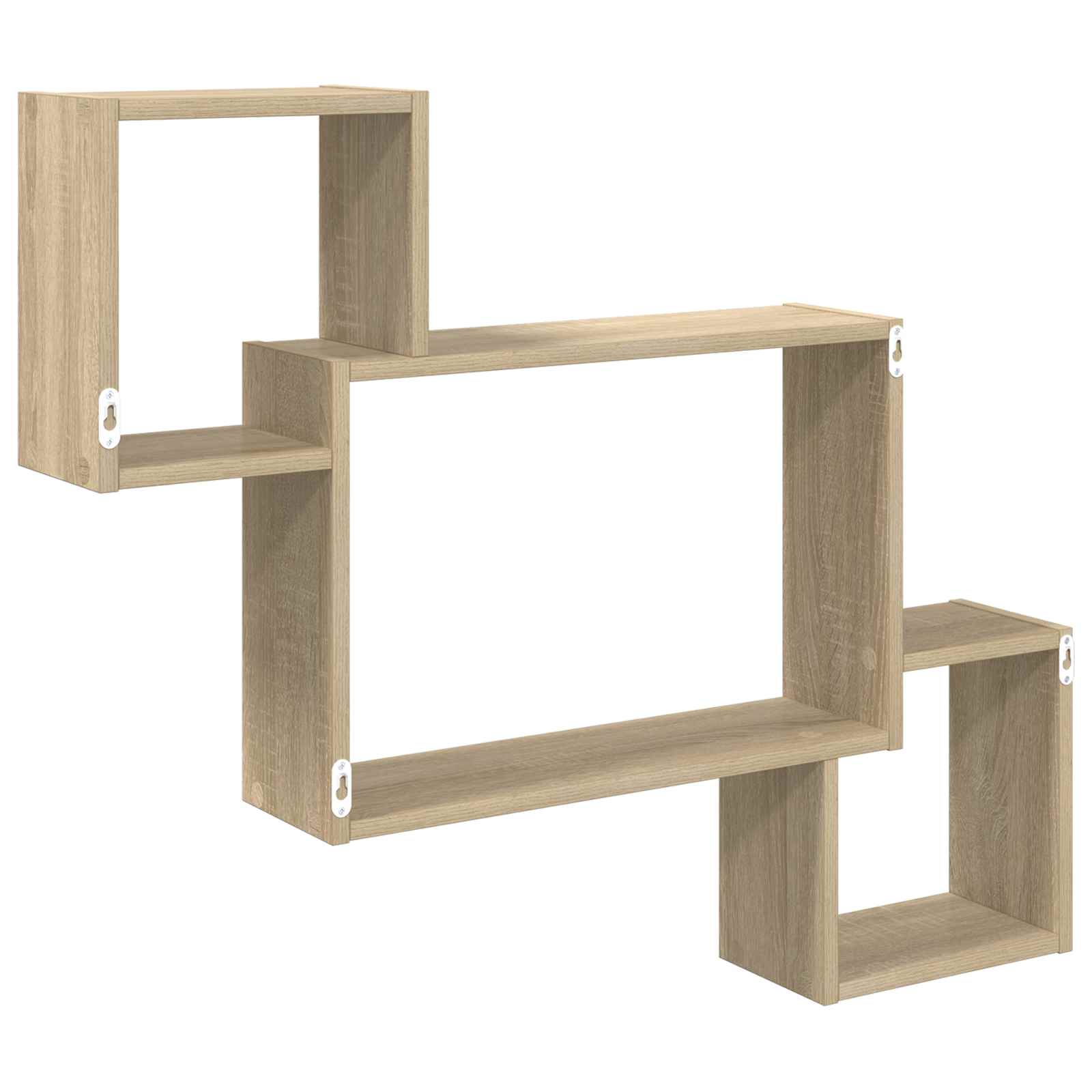 Wall Shelf Wall-Mounted Sonoma Oak 91.5 x 15 x 76 cm