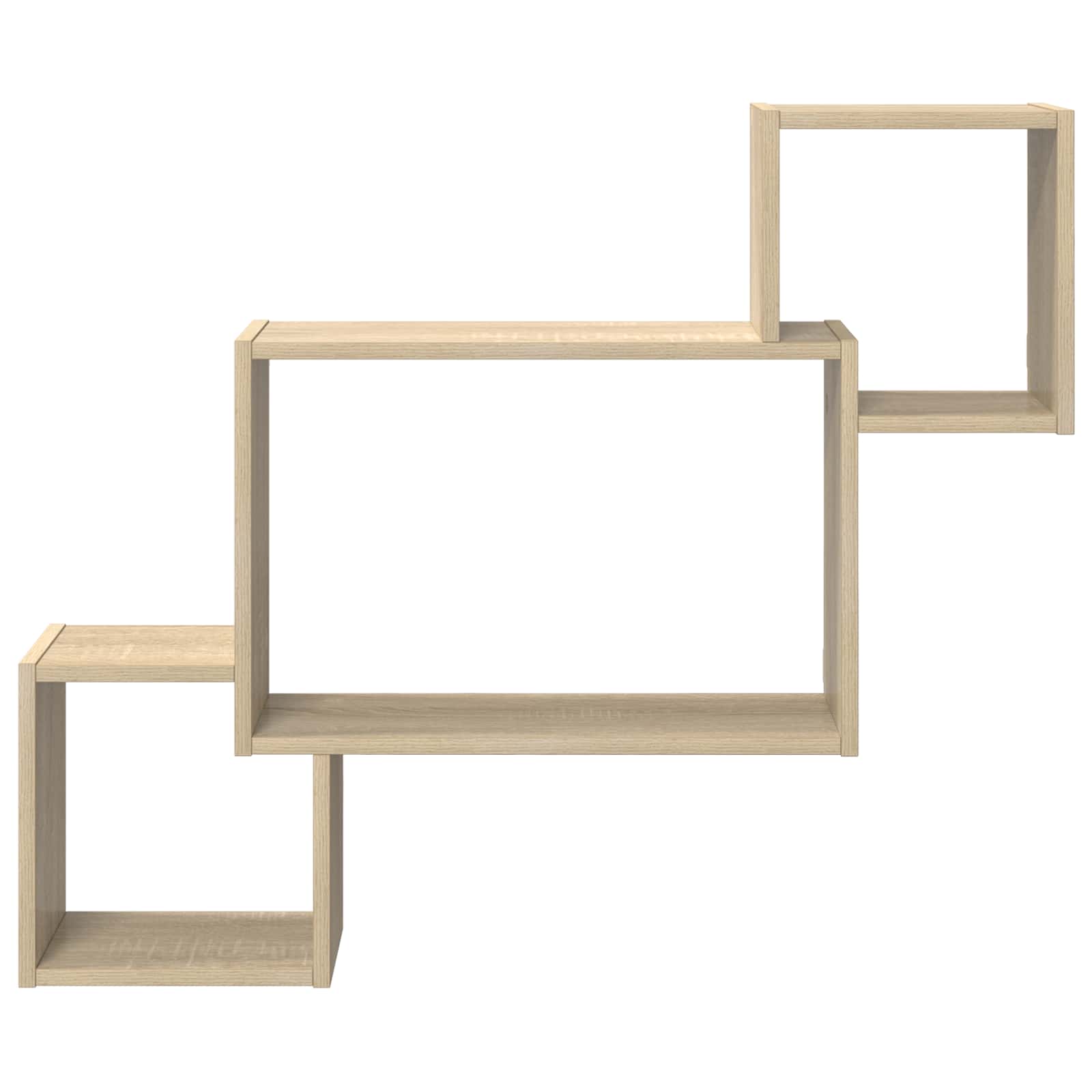Wall Shelf Wall-Mounted Sonoma Oak 91.5 x 15 x 76 cm