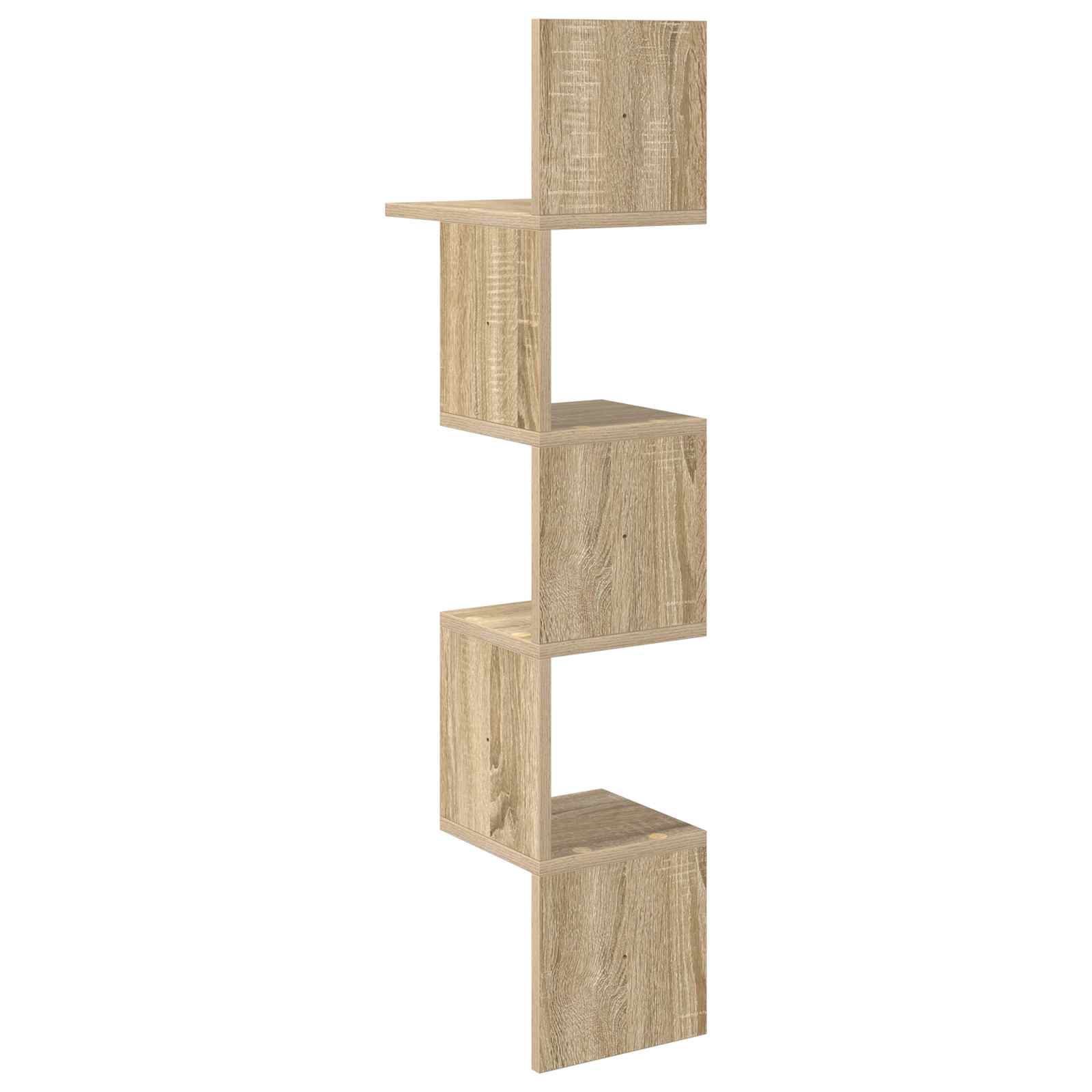 Wall Shelf Wall-Mounted Sonoma Oak 32 x 21 x 107 cm