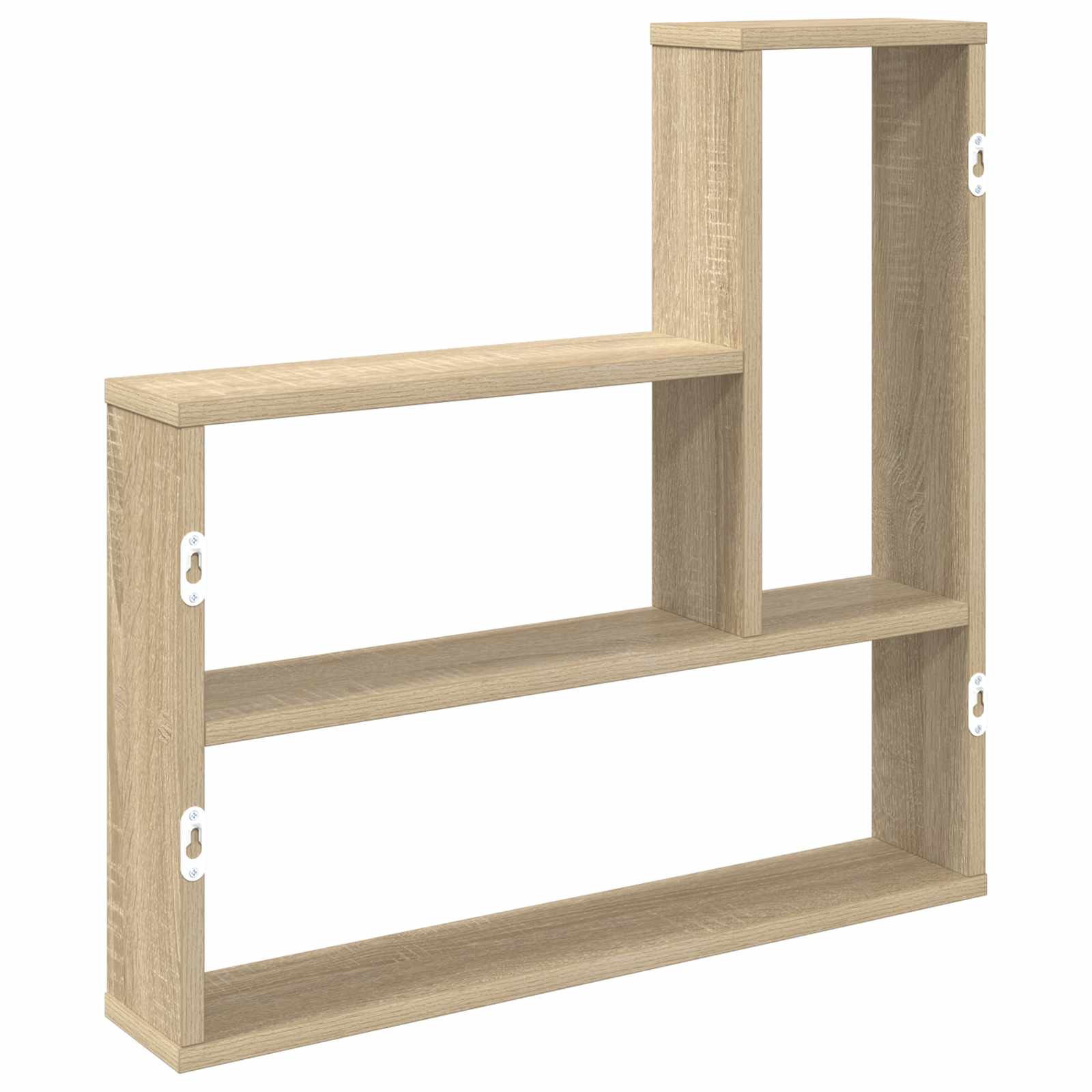 Wall Shelf Sonoma Oak 60 x 11 x 60 cm Engineered Wood