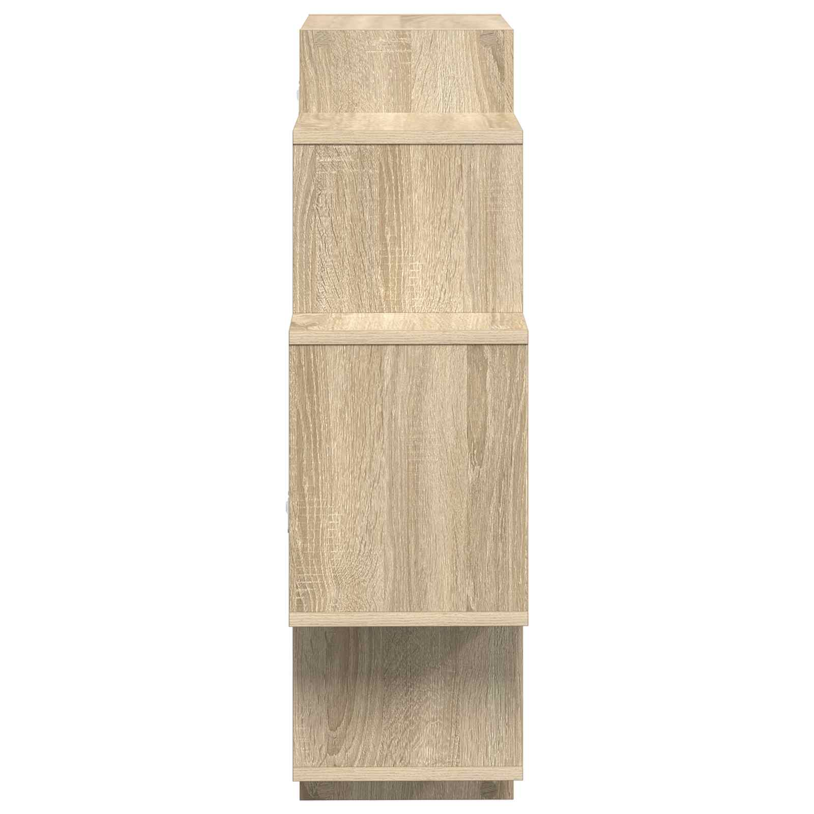 Wall Shelf Sonoma Oak 90 x 25 x 90 cm Engineered Wood