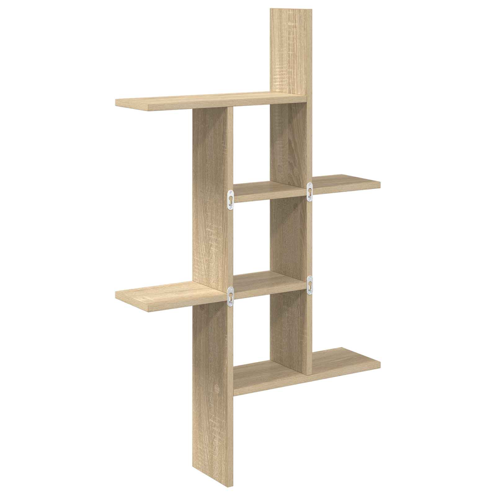 Wall Shelf Sonoma Oak 61 x 15 x 102 cm Engineered Wood