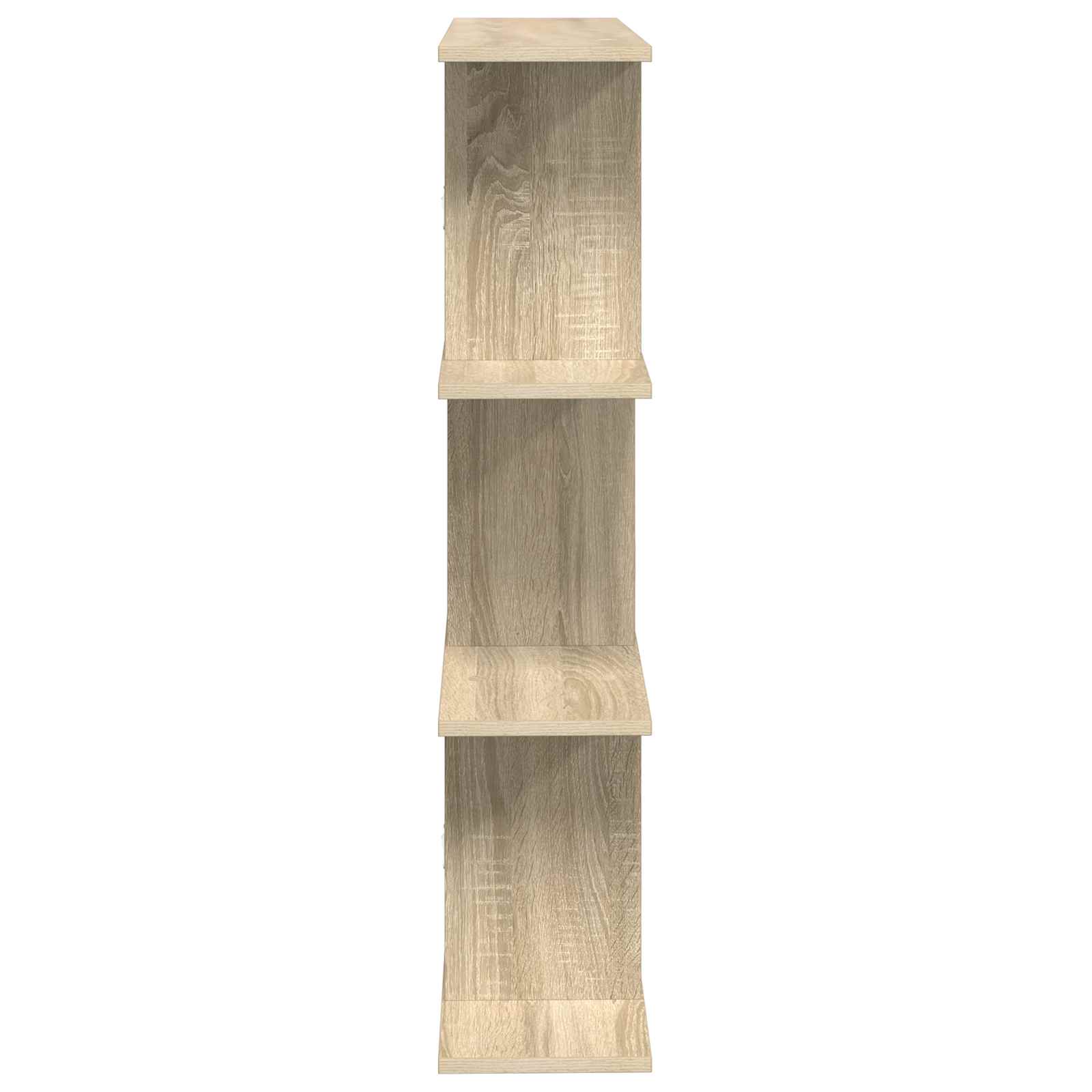 Wall Shelf Sonoma Oak 80 x 20 x 96 cm Engineered Wood