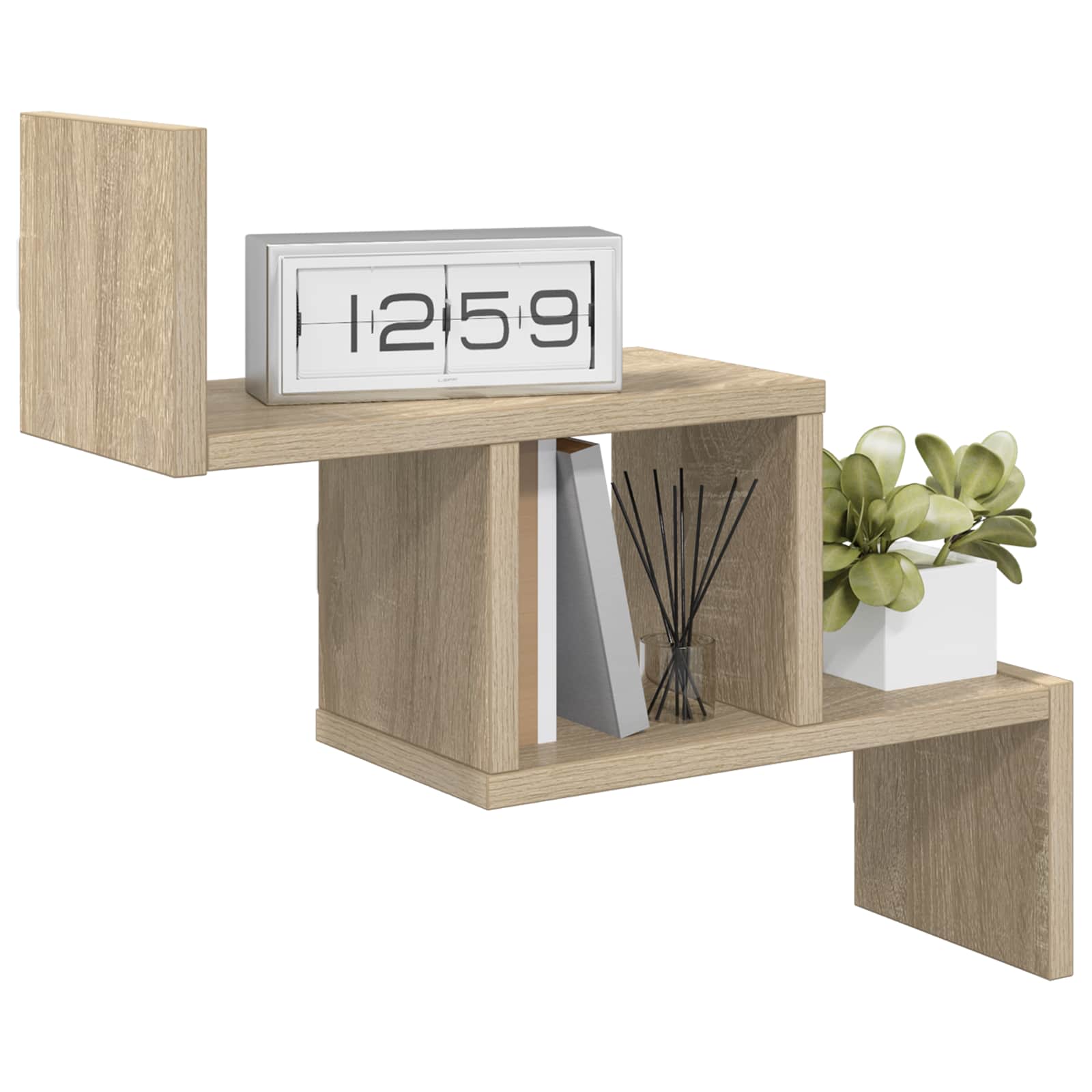 Wall Shelf Sonoma Oak 48 x 15 x 42 cm Engineered Wood