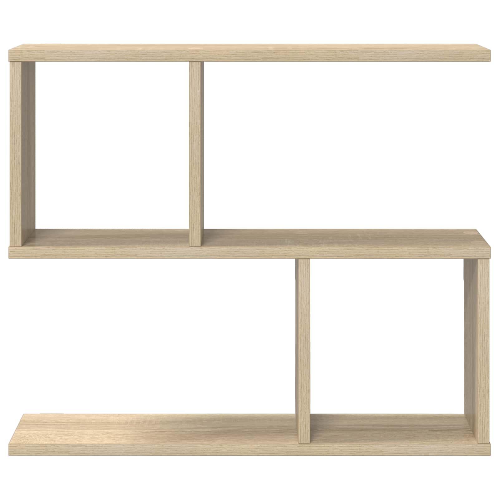 Wall Shelf Sonoma Oak 60 x 12 x 50.5 cm Engineered Wood
