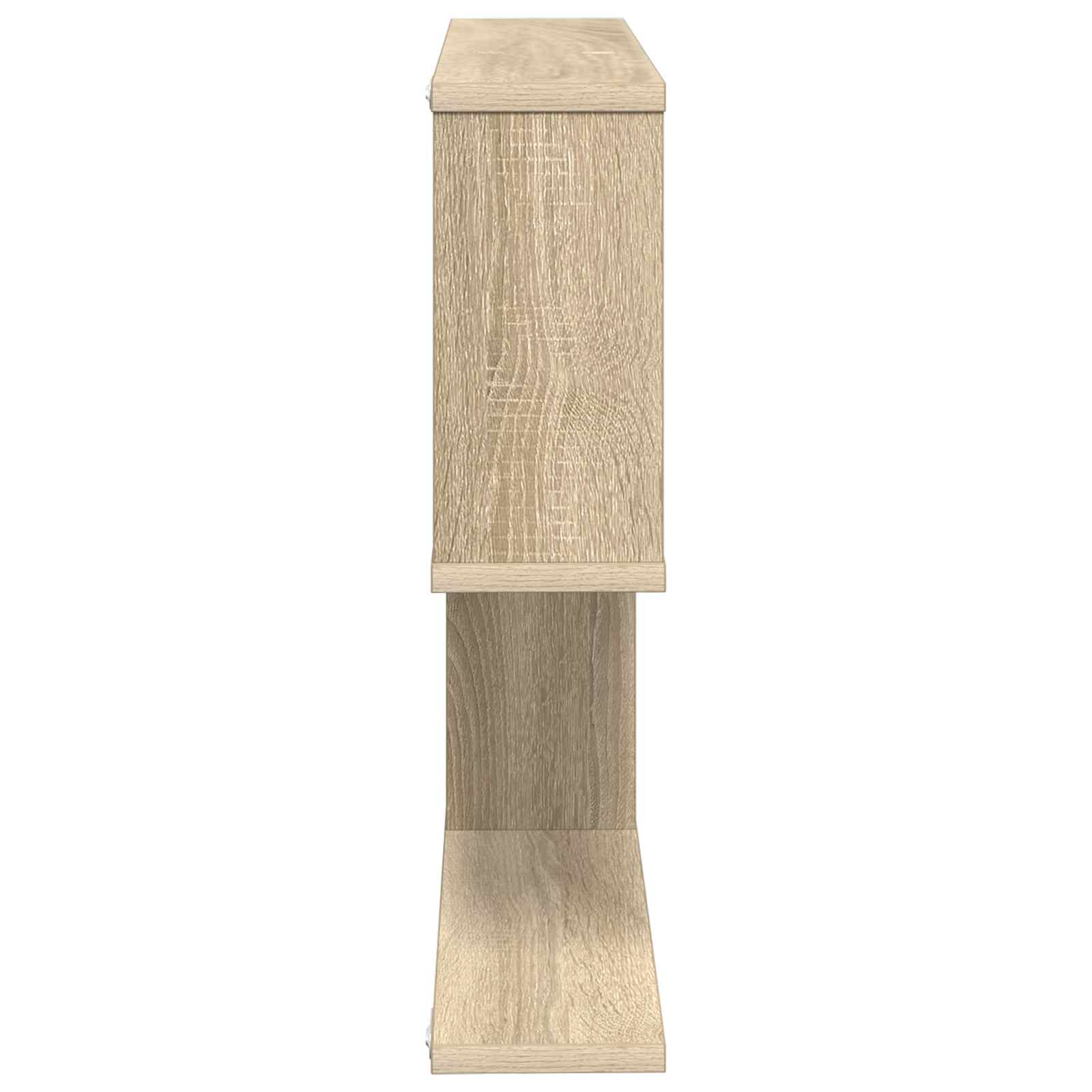 Wall Shelf Sonoma Oak 60 x 12 x 50.5 cm Engineered Wood