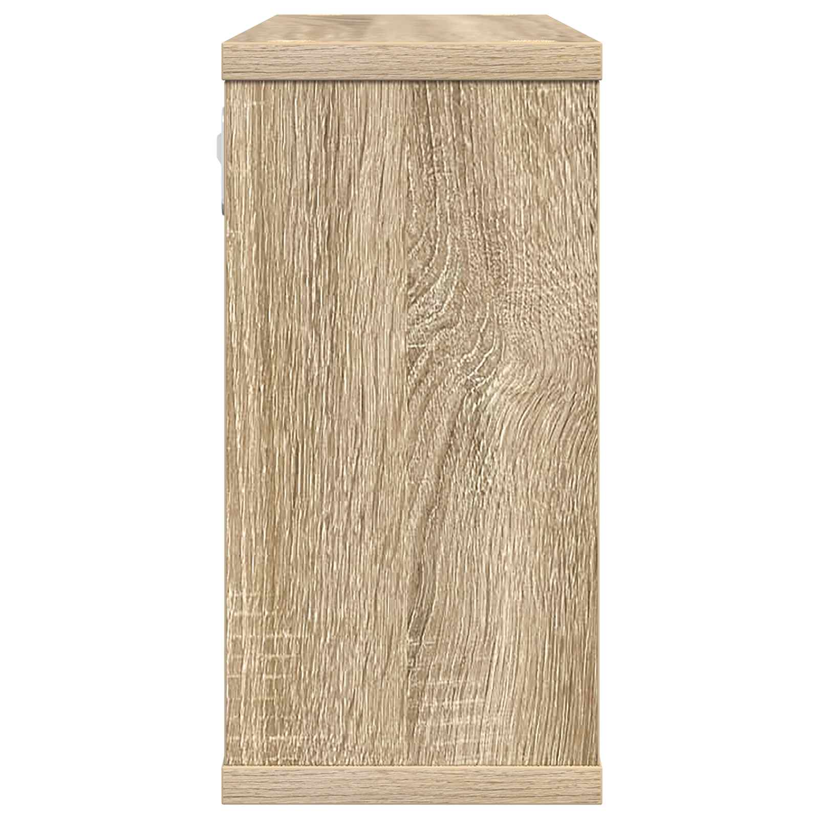 Floating Shelves Sonoma Oak 80 x 15 x 30 cm Engineered Wood