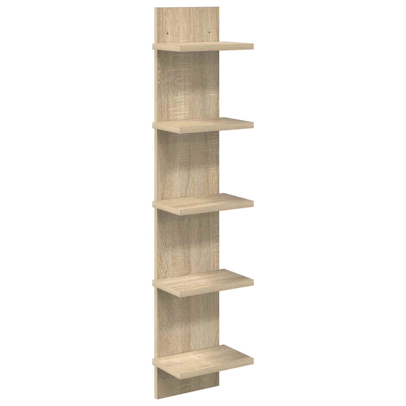 Wall Shelf Sonoma Oak 22 x 15 x 100 cm Engineered Wood
