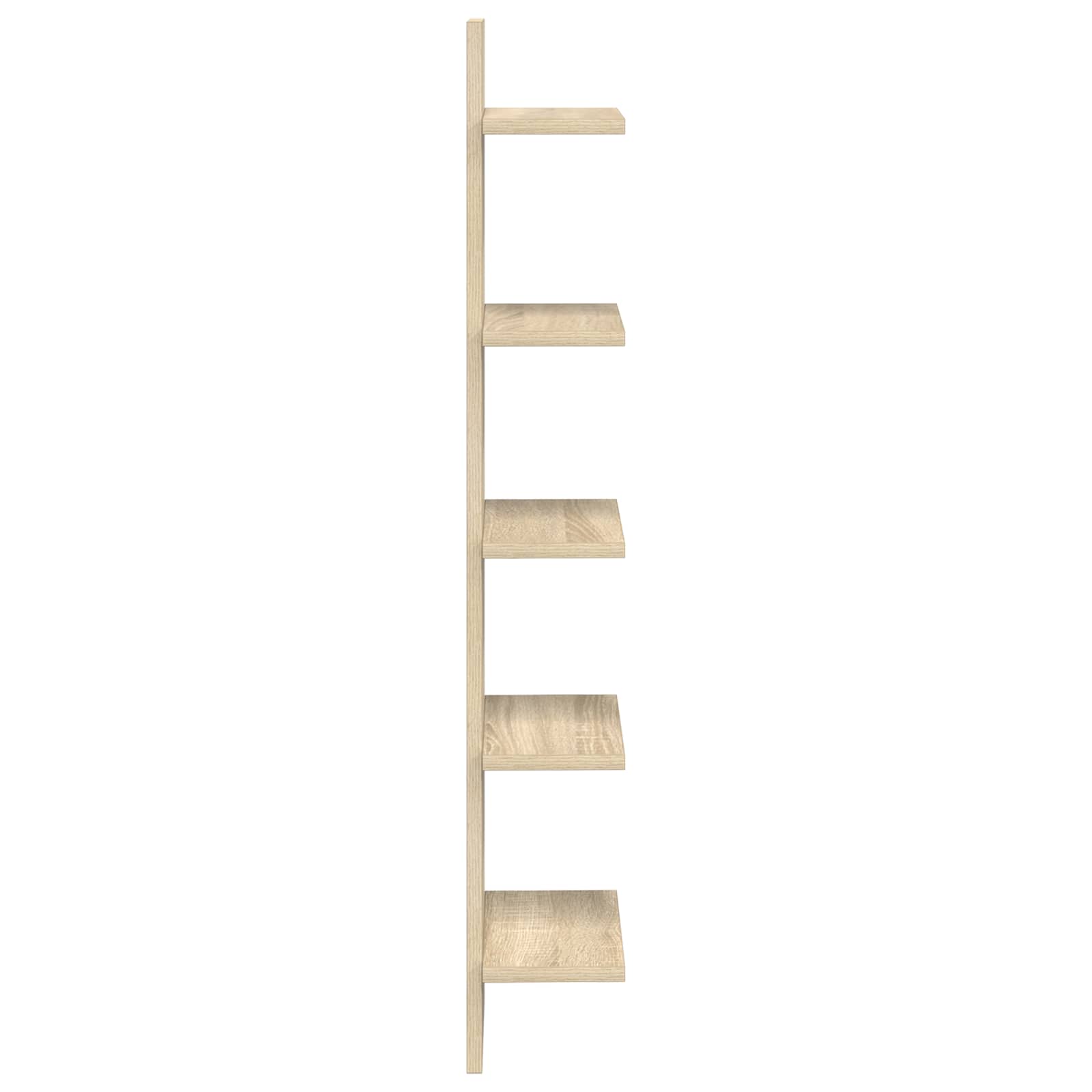 Wall Shelf Sonoma Oak 22 x 15 x 100 cm Engineered Wood