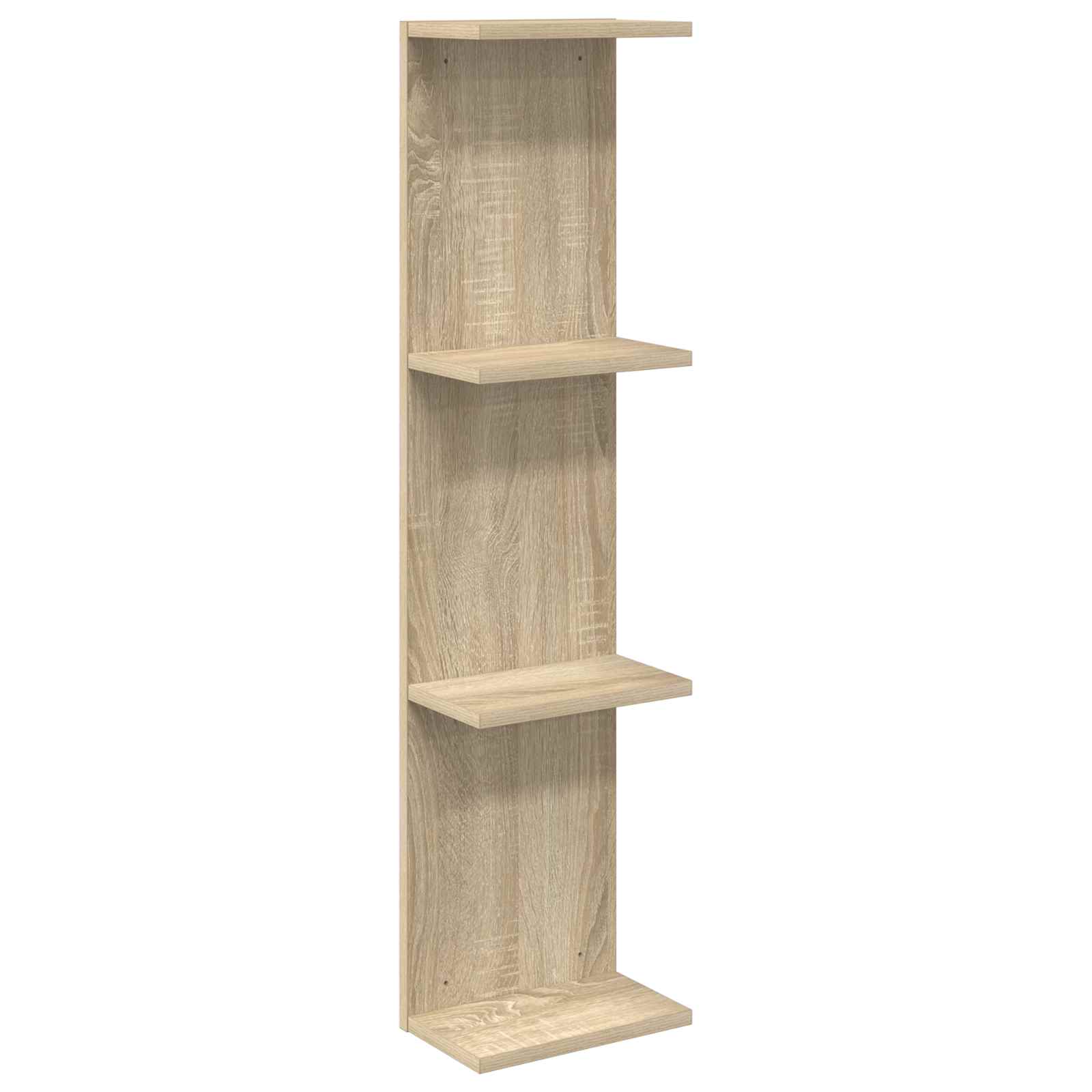 Wall Shelf Sonoma Oak 22 x 15 x 100 cm Engineered Wood