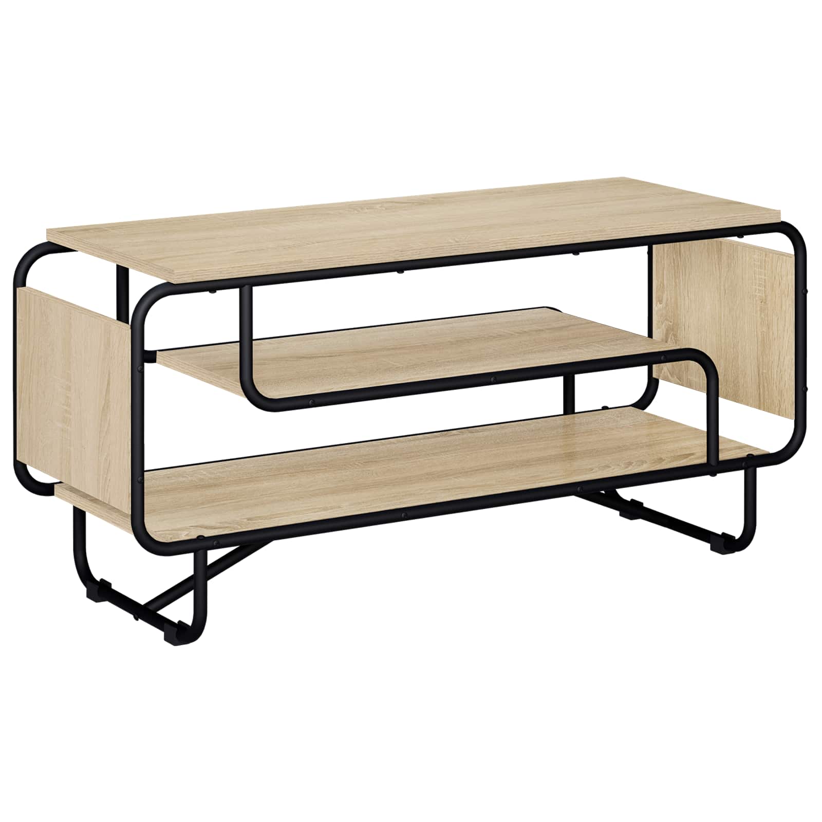 TV Stand 98 x 36 x 45 cm Sonoma Oak Engineered Wood