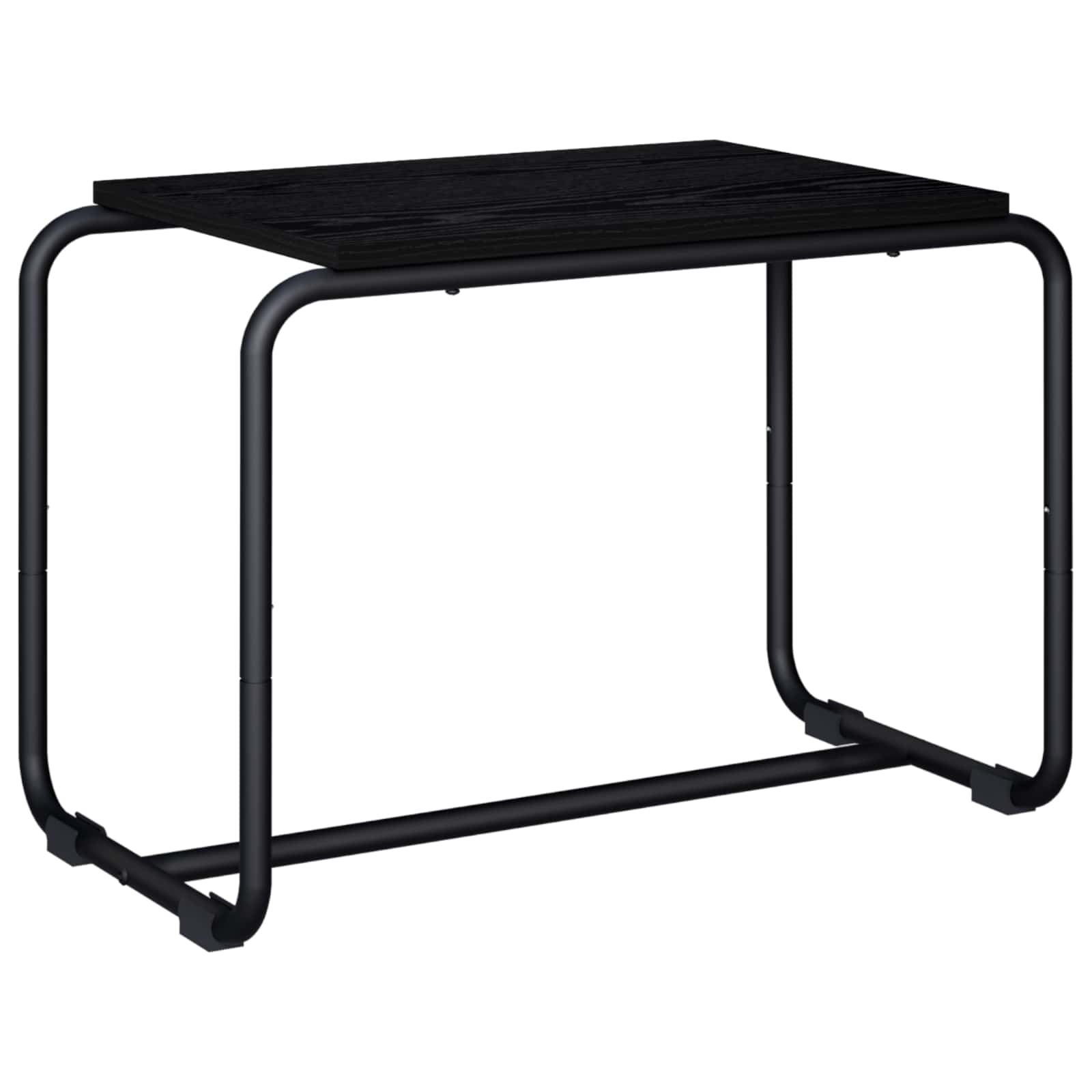 TV Stand 60 x 35.5 x 42 cm Black Oak Engineered Wood