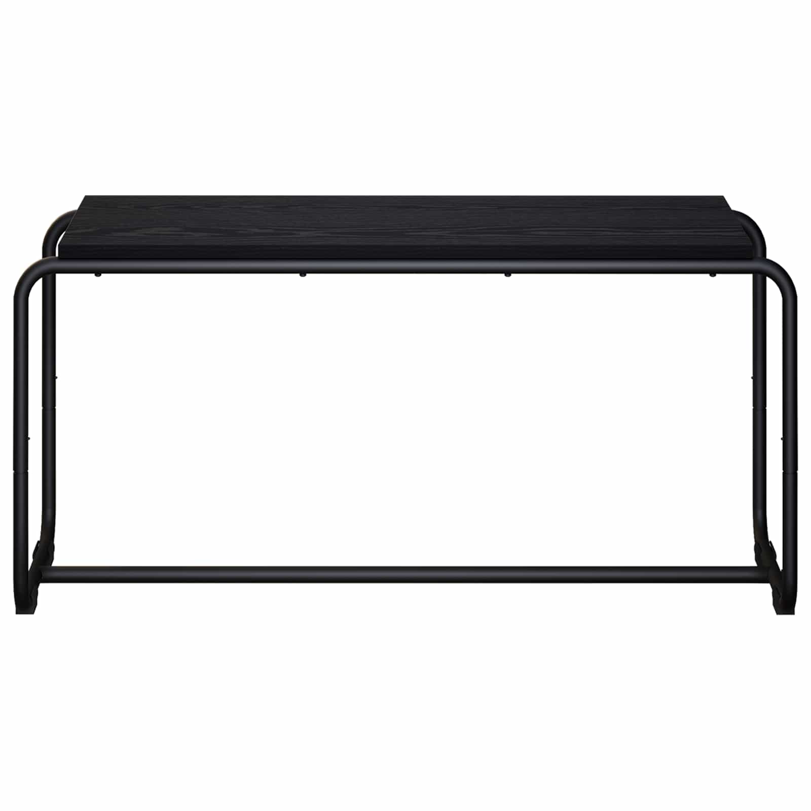 TV Stand 98 x 35.5 x 42 cm Black Oak Engineered Wood