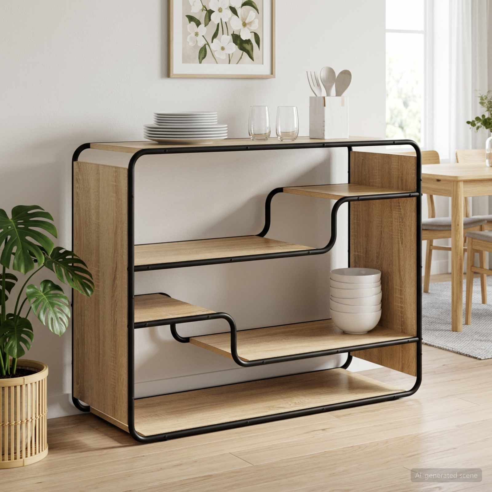 Sideboard Sonoma Oak 98 x 37.5 x 75.5 cm Engineered Wood