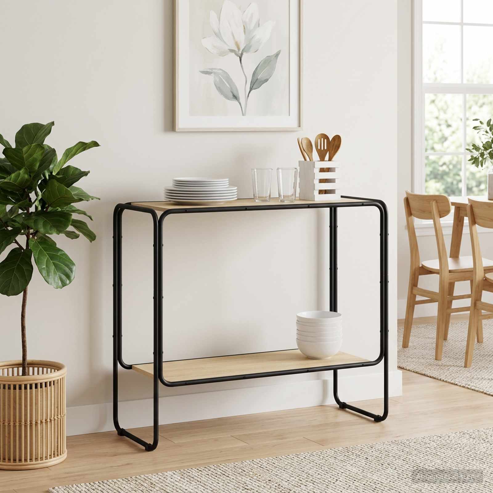 Sideboard Sonoma Oak 93.5 x 38 x 75 cm Engineered Wood