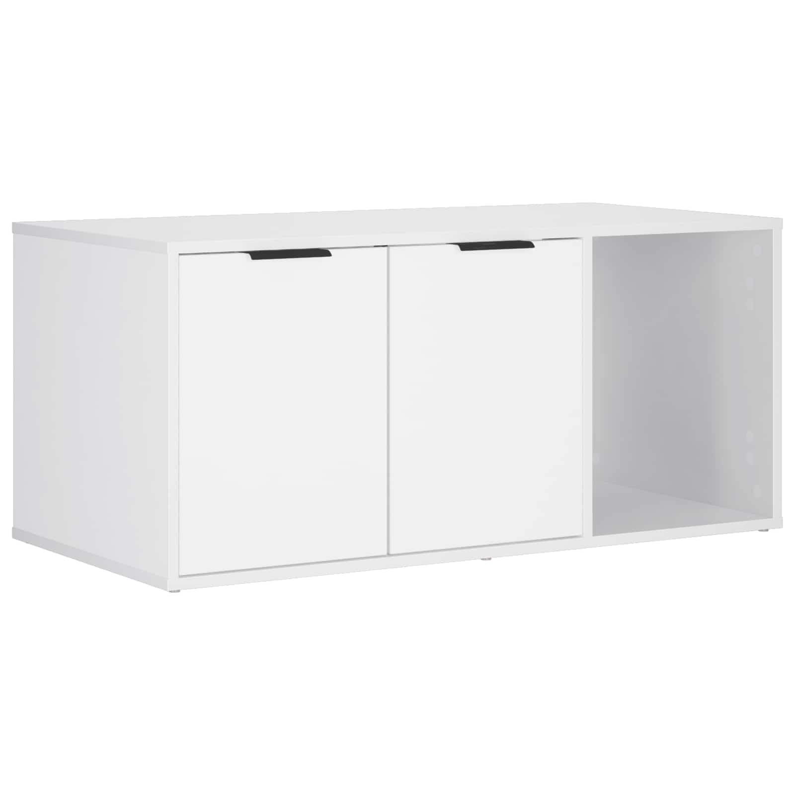 Cat Crate Furniture White 100 x 49 x 45 cm Engineered Wood
