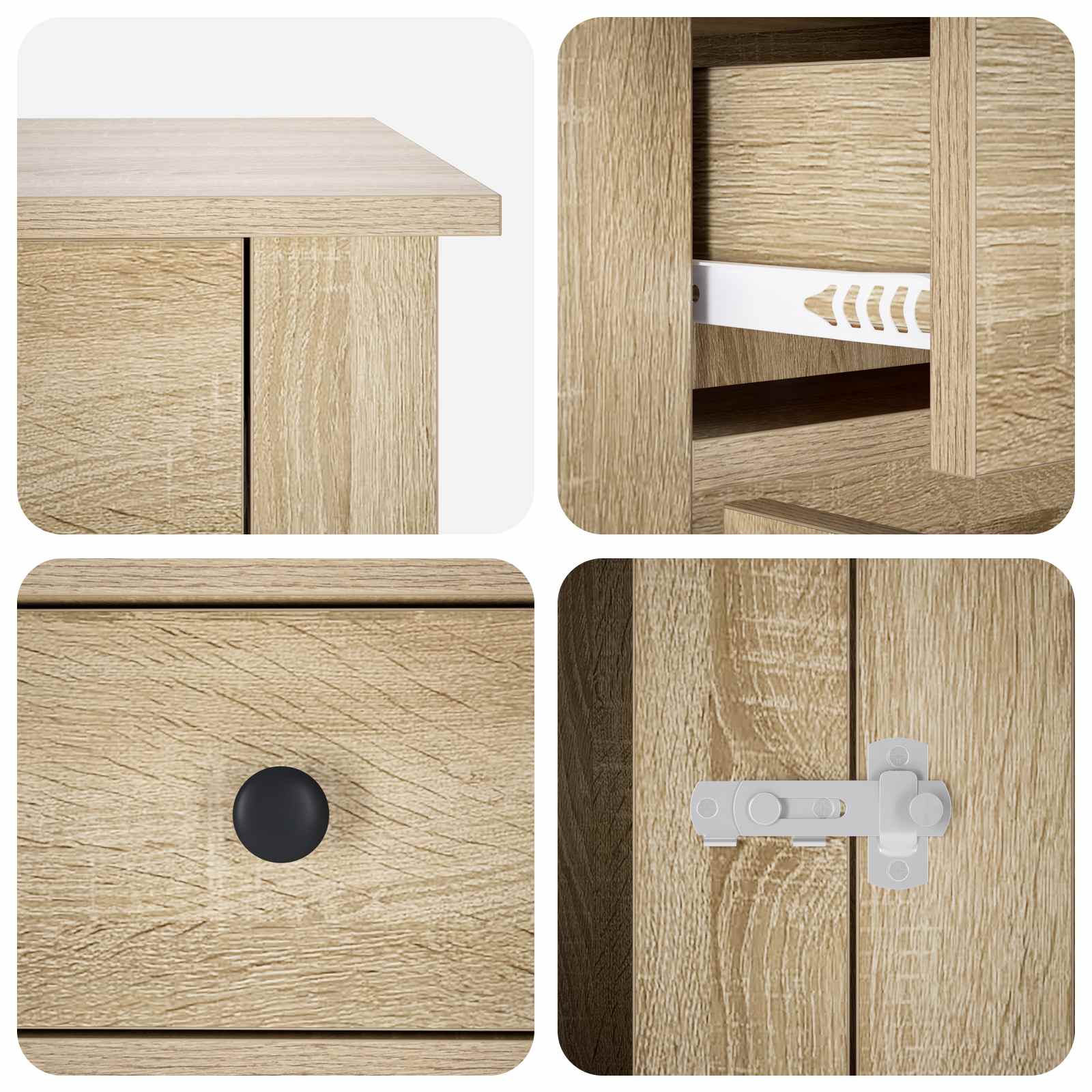 Dog crate furniture Sonoma Oak 80 x 47.5 x 80 cm