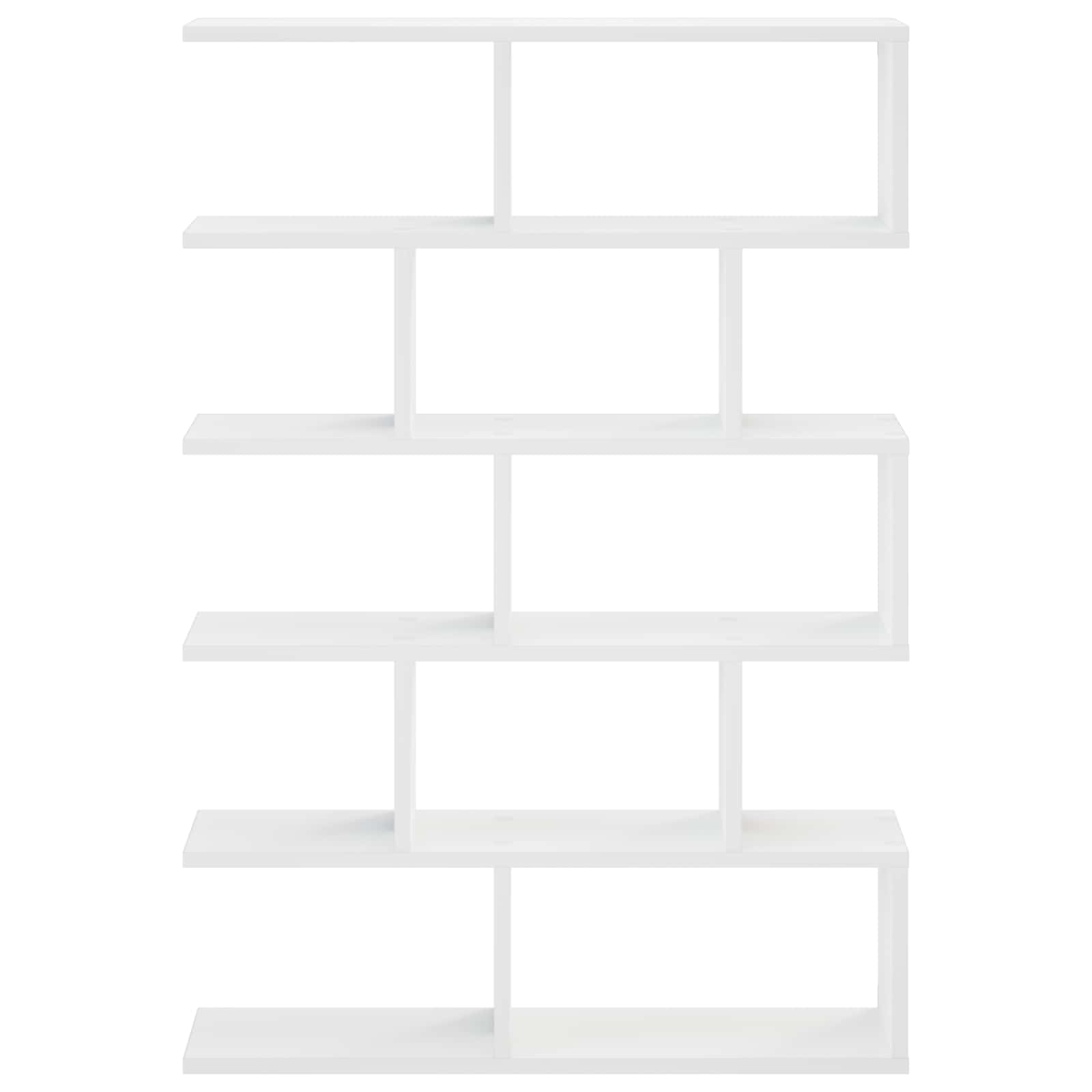 Wall Shelf White 70 x 17 x 101 cm Engineered Wood