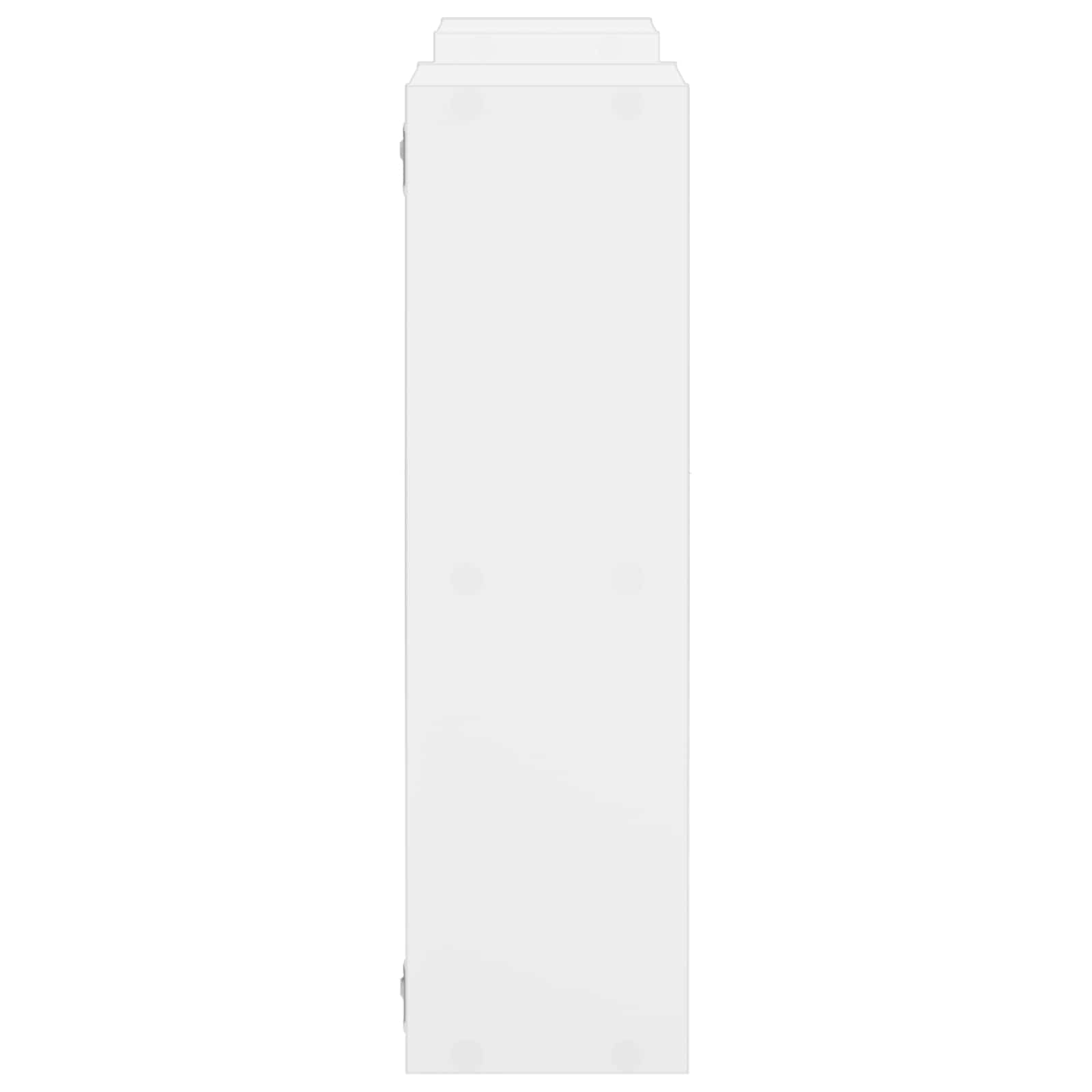 Wall Shelf White 102 x 17 x 59 cm Engineered Wood