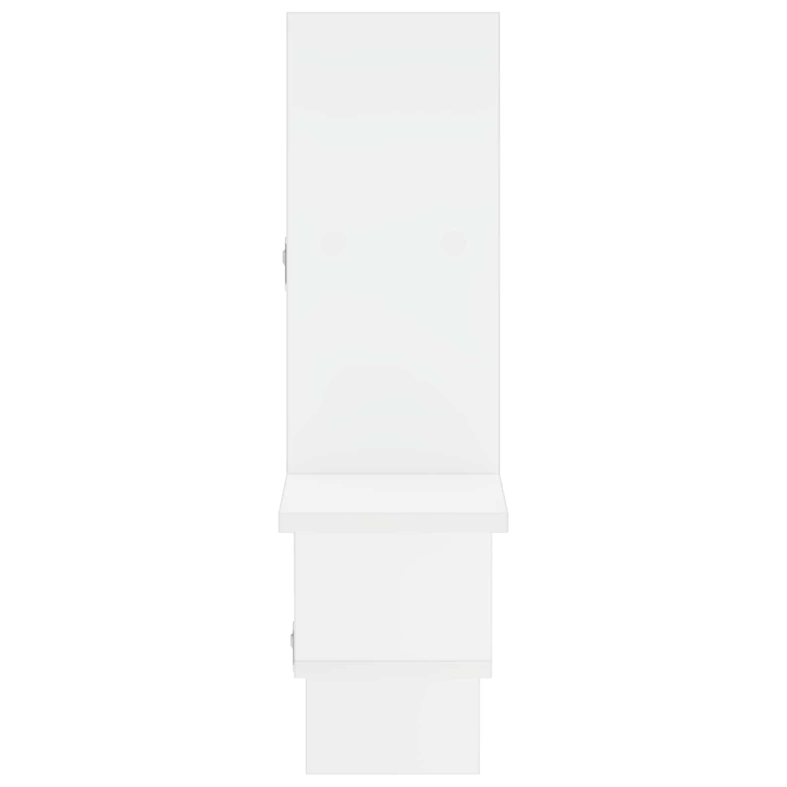 Wall Shelf White 87 x 17 x 75 cm Engineered Wood