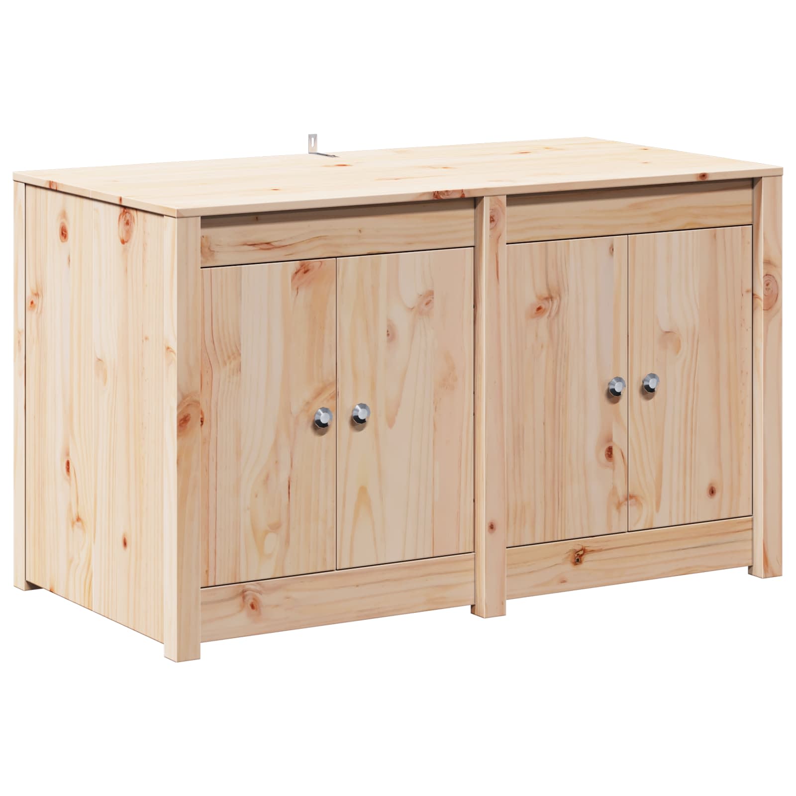 Outdoor Kitchen Cabinet MEPPEL 3 pcs Natural Douglas