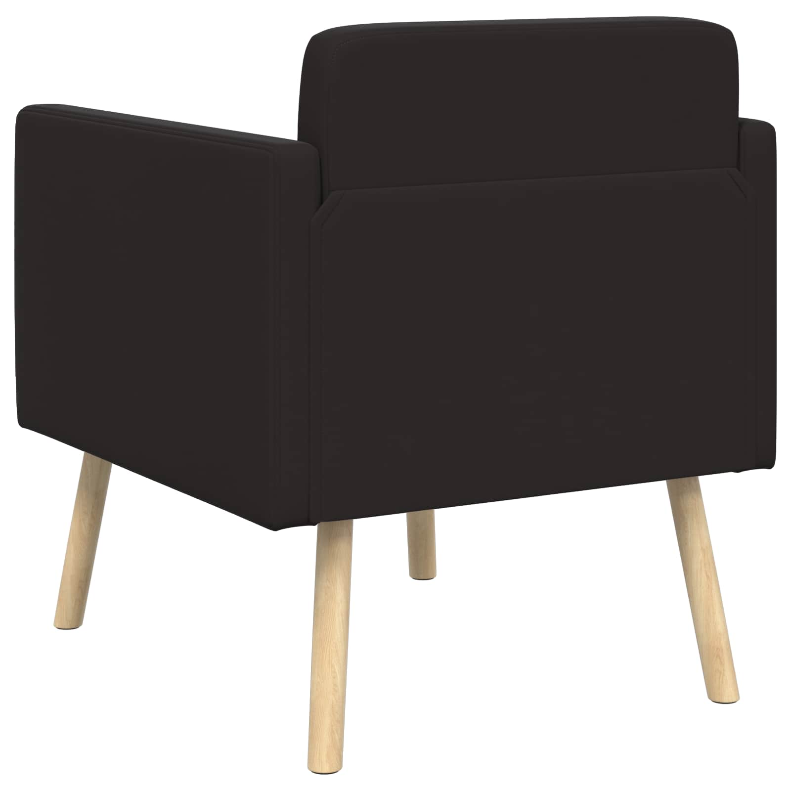 Accent Chair Black Velvet