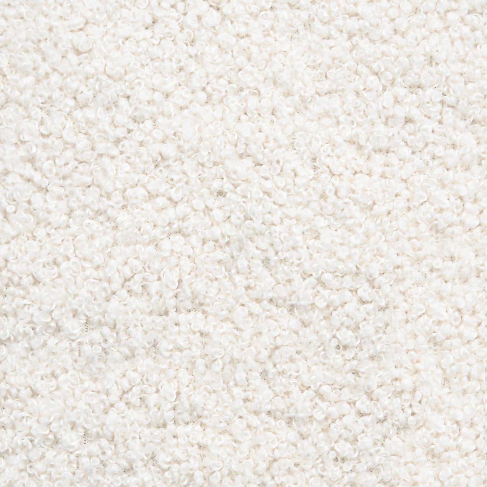 Accent Chair Cream Bouclé