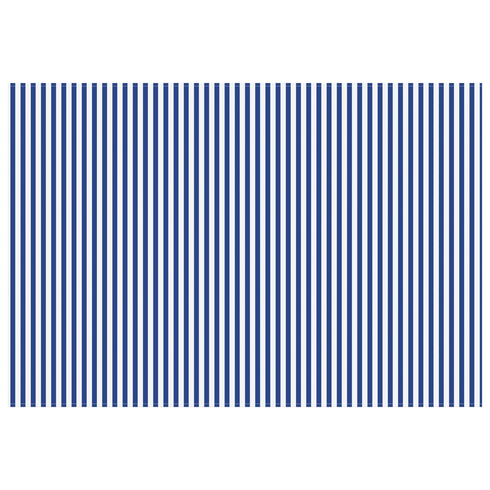 Awning Replacement Fabric Blue and White 300 x 250 cm Polyester