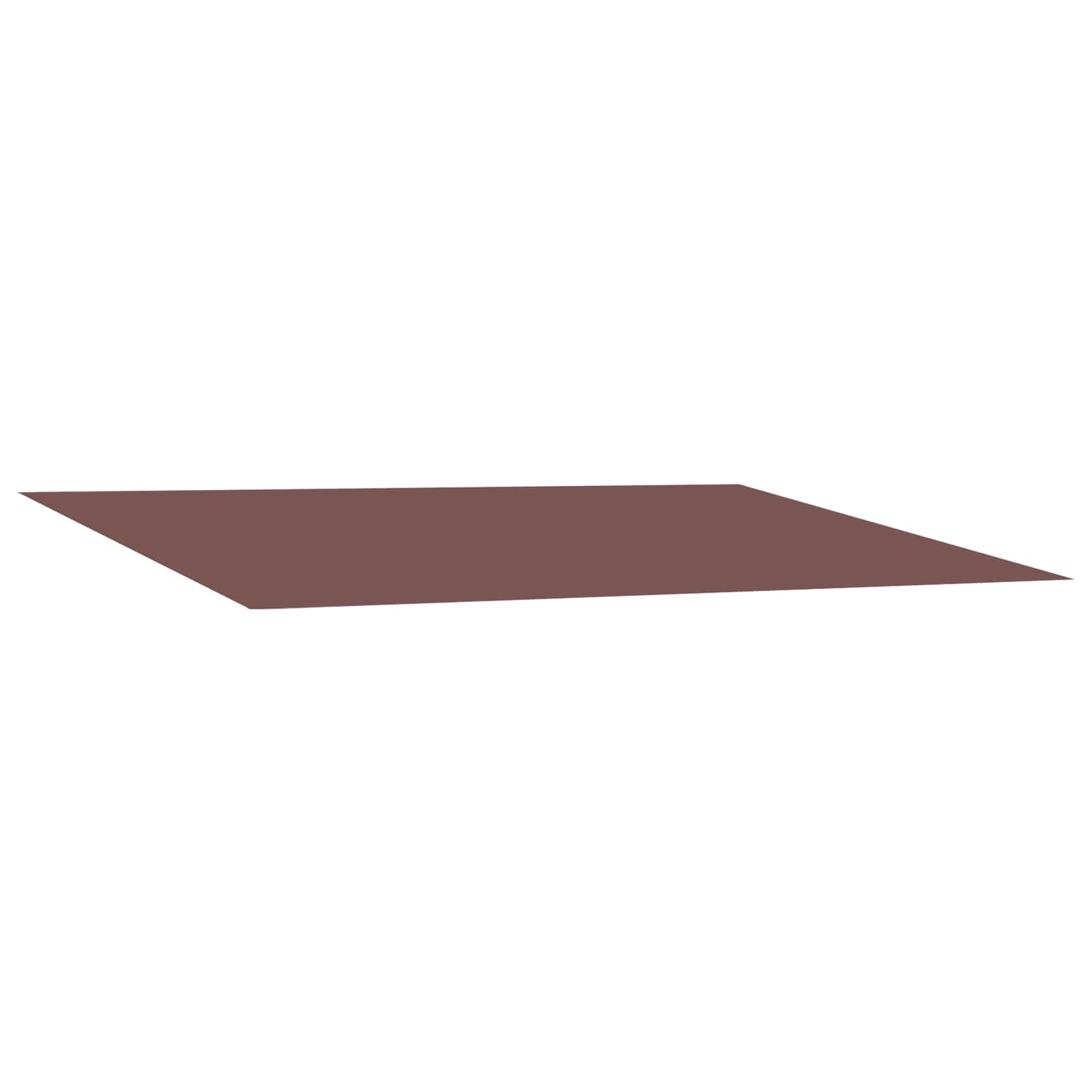 Awning Replacement Fabric Brown 400 x 350 cm Polyester