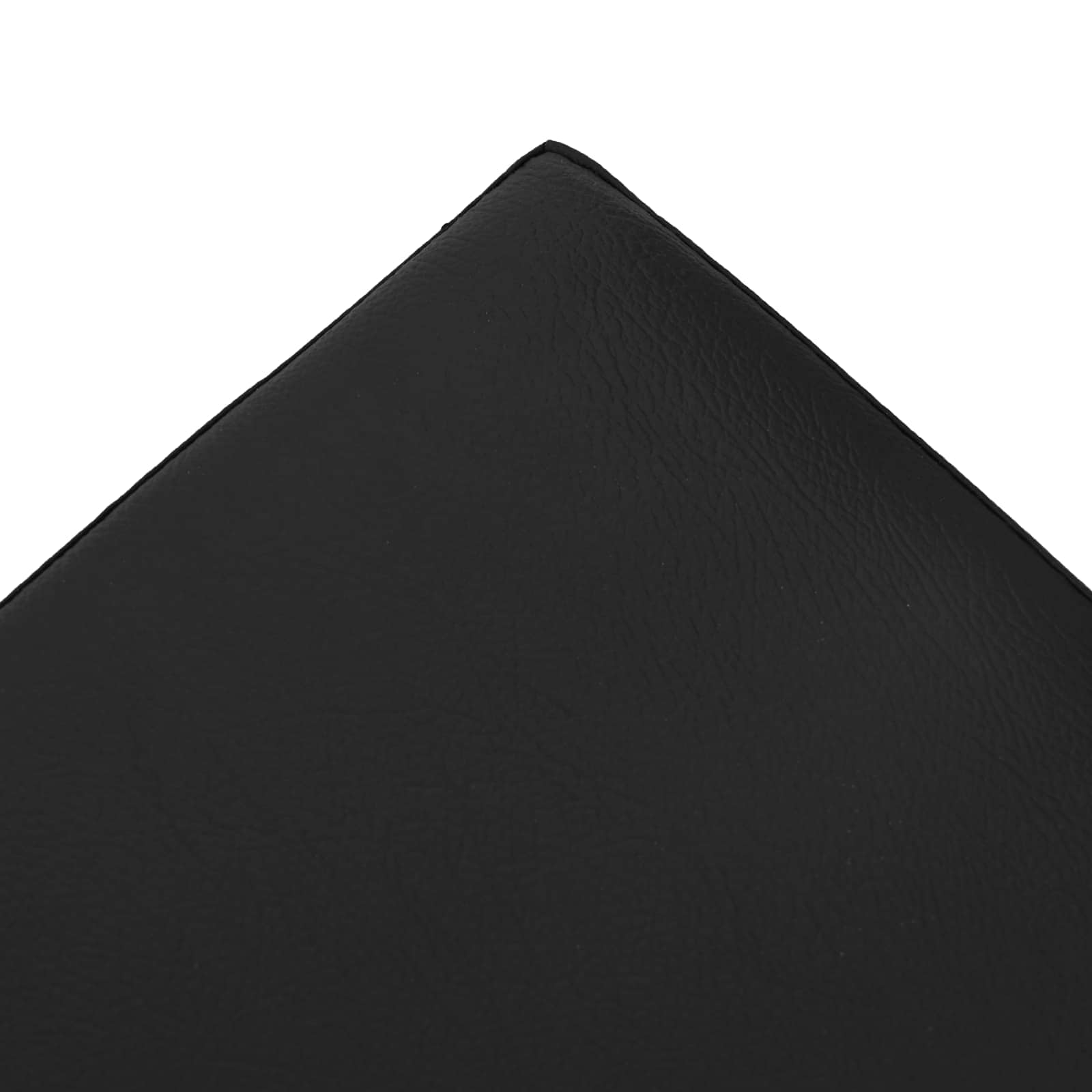 Foldable Storage Bench Black 180 kg 80 L 77 x 38 x 38 cm PVC