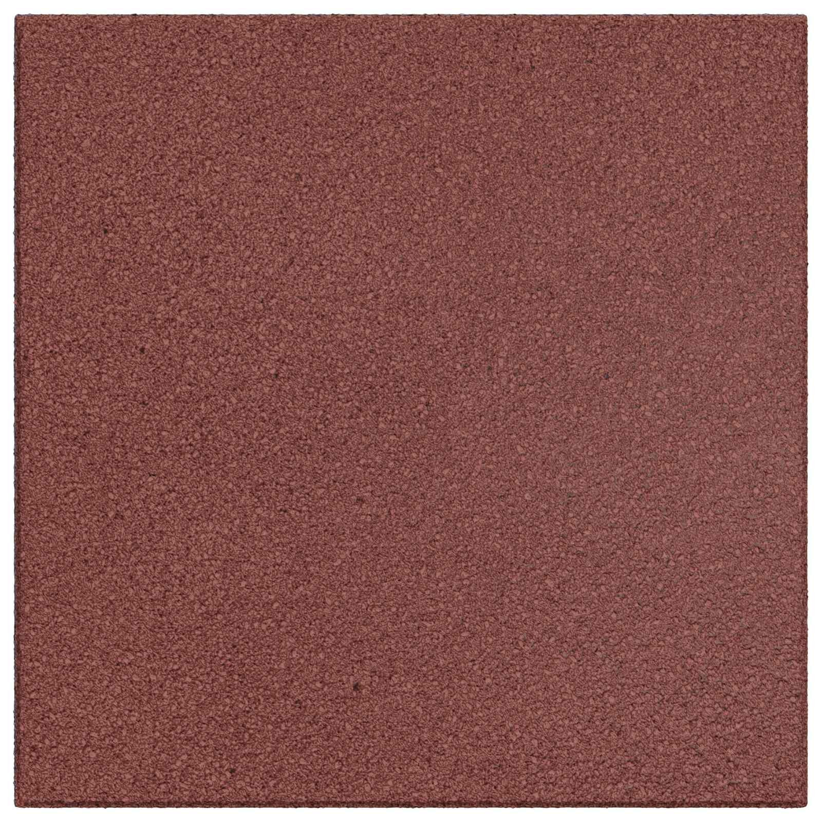 Fall Protection Tiles 18 pcs Red 50 x 50 cm Rubber