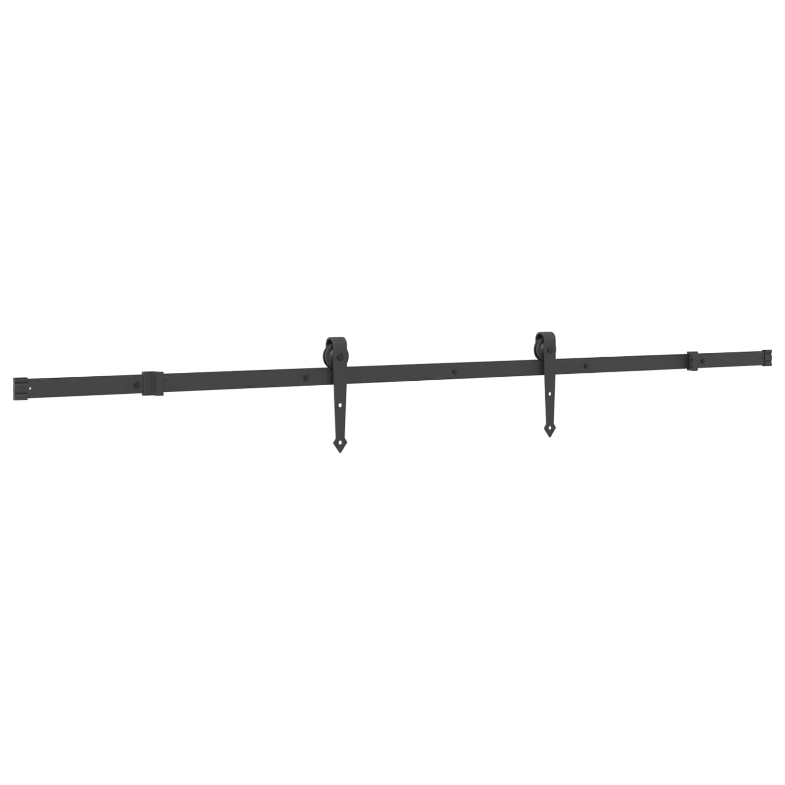 Sliding Door NARVIK Natural and Black 70 x 210 cm (213.5 cm)
